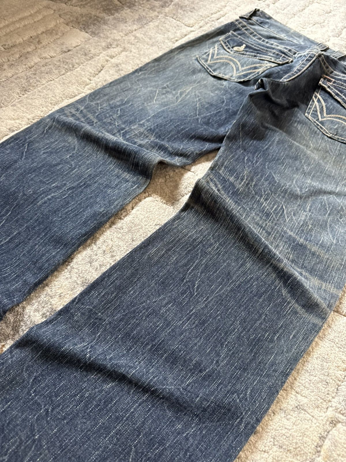 Edwin Edwin 503 Blue Trip Medium Wash Flared Jeans Size US 29 - 13 Thumbnail