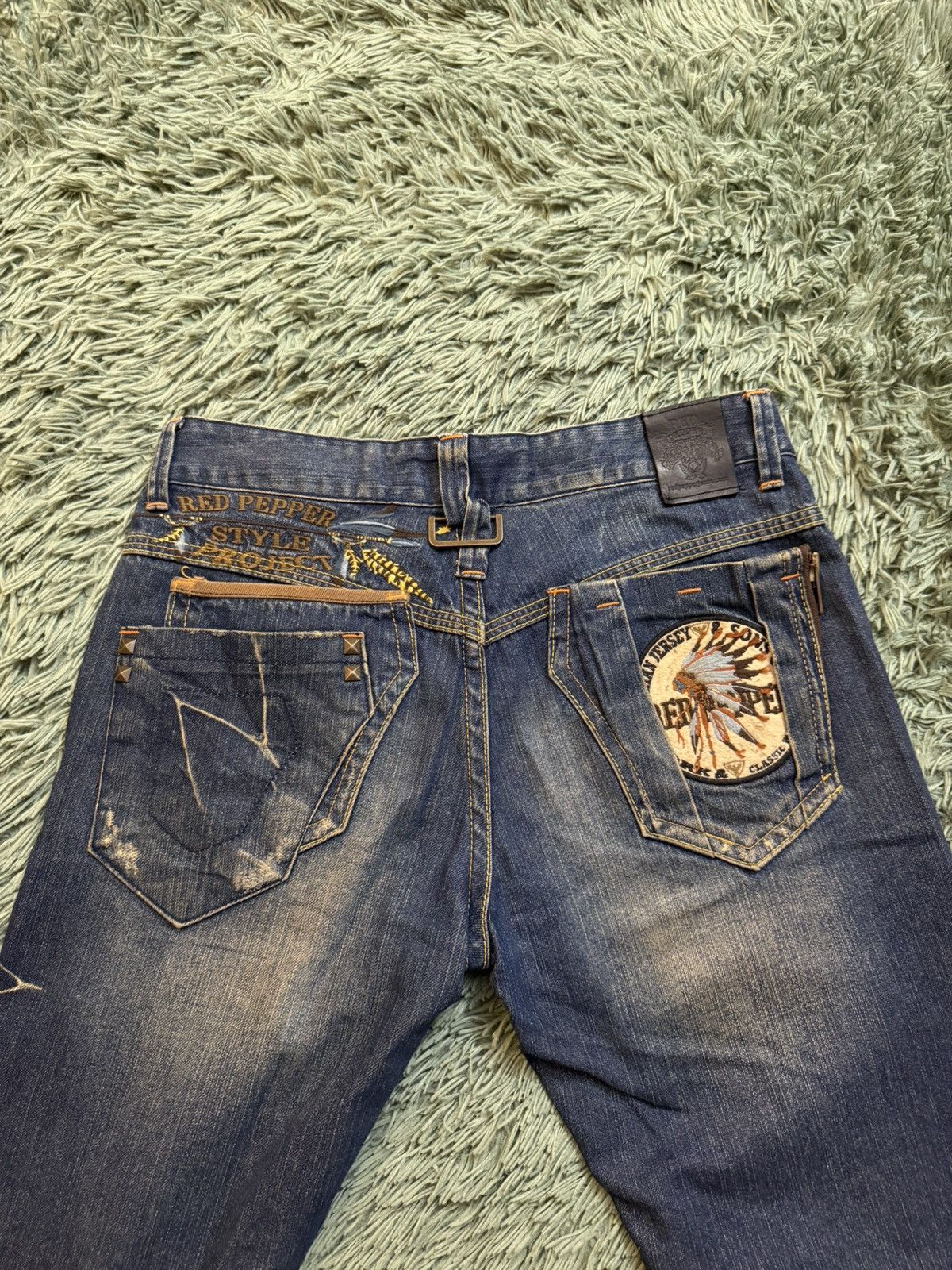 Other DENIM JEANS RED PEPPER Jeans Vintage Denim "INDIAN" Size 32 Size US 32 / EU 48 - 20 Thumbnail
