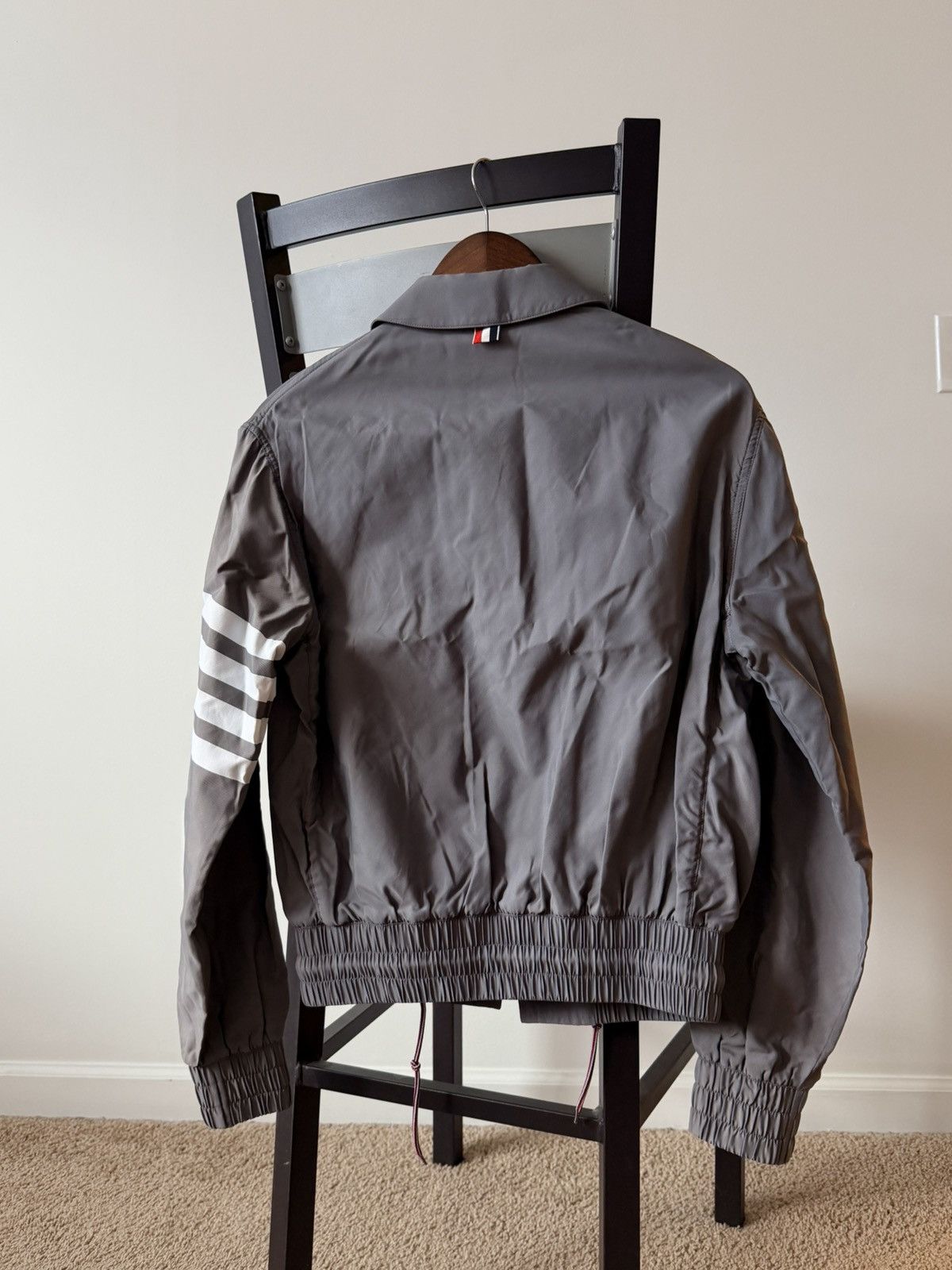 Thom Browne Thom Browne Striped Shell Jacket Size US XS / EU 42 / 0 - 9 Thumbnail