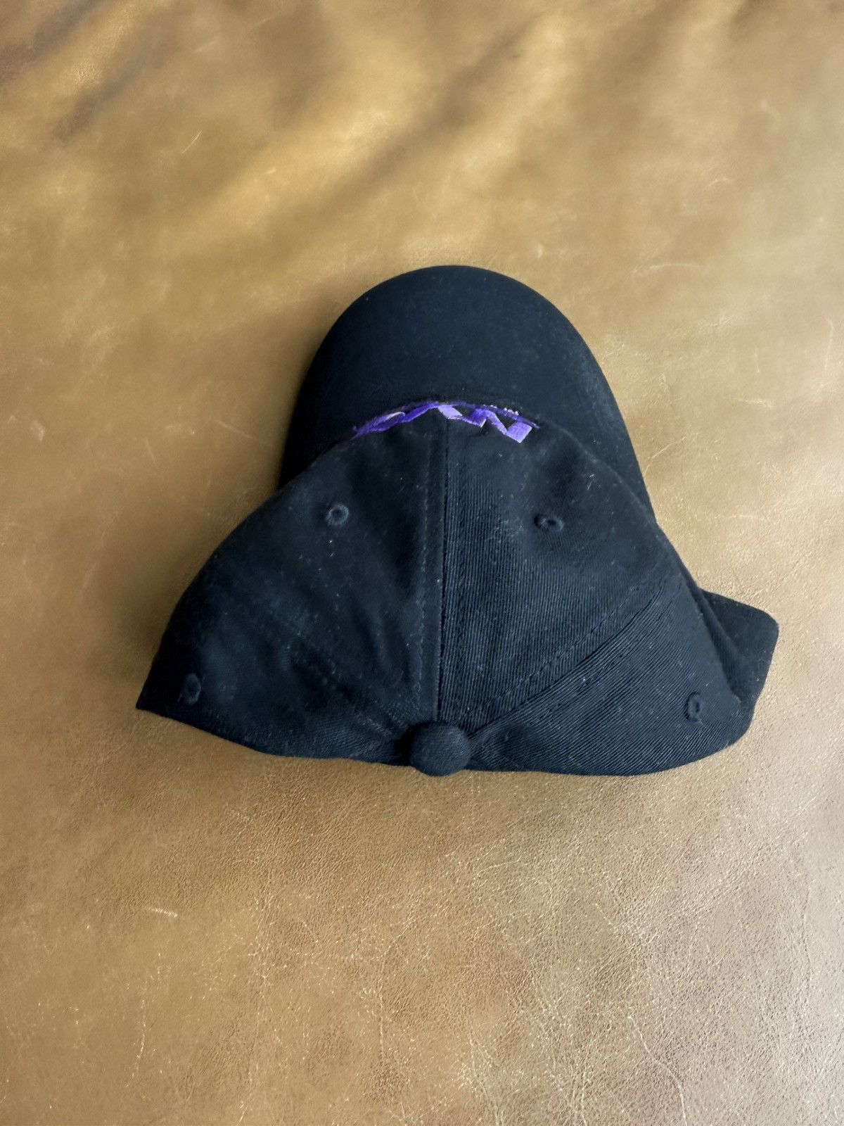 LQQK Studio Young Coffee 108 Montrose BLACK COTTON TWILL LOGO CAP Size ONE SIZE - 4 Thumbnail