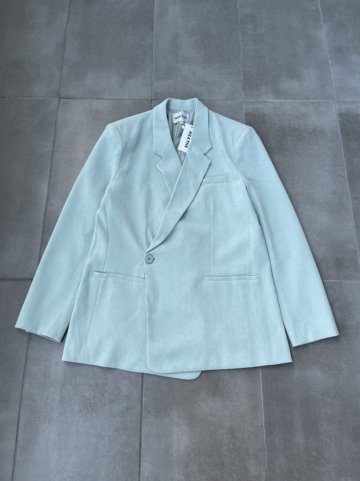 Other !DS! SS23 Heathe Pistachio Green Suit Size 40R - 9 Thumbnail