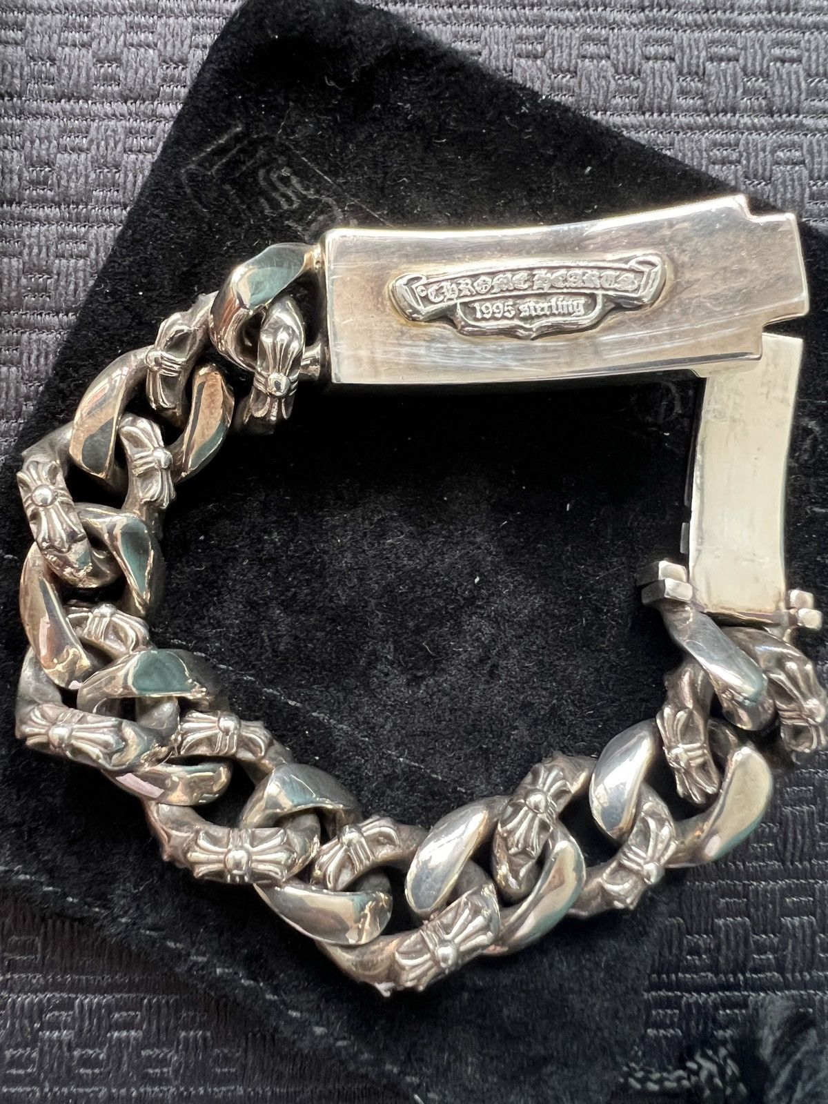Chrome Hearts Chrome Hearts dragger hearts bracelet Size ONE SIZE - 4 Thumbnail