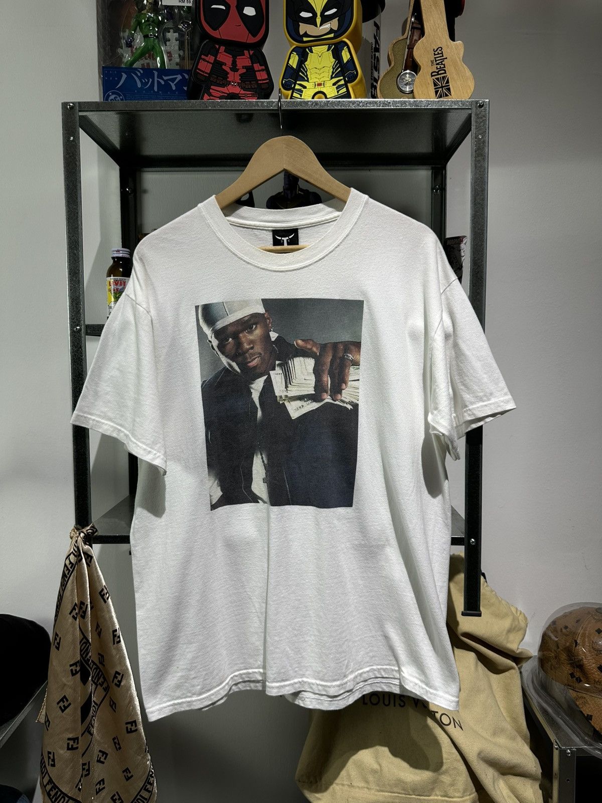 Rap Tees vintage 50 cent photo tee Size US L / EU 52-54 / 3 - 1 Thumbnail