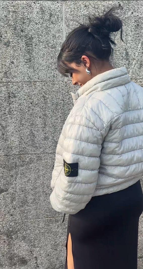 Stone Island Stone Island Lightweight Down Jacket Silver Grey – Size L Size US L / EU 52-54 / 3 - 2 Thumbnail