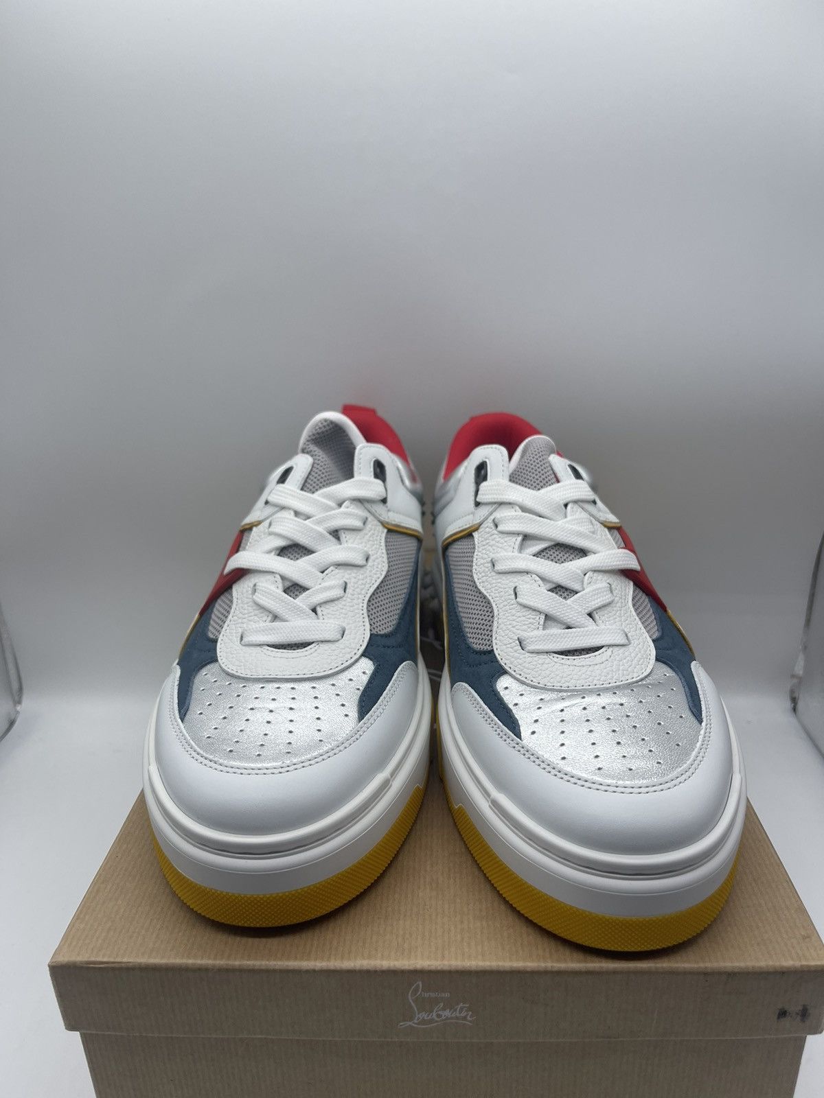 Christian Louboutin CHRISTIAN LOUBOUTIN Astroloubi Leather Sneakers Size 44 Size US 9 / EU 42 - 5 Thumbnail