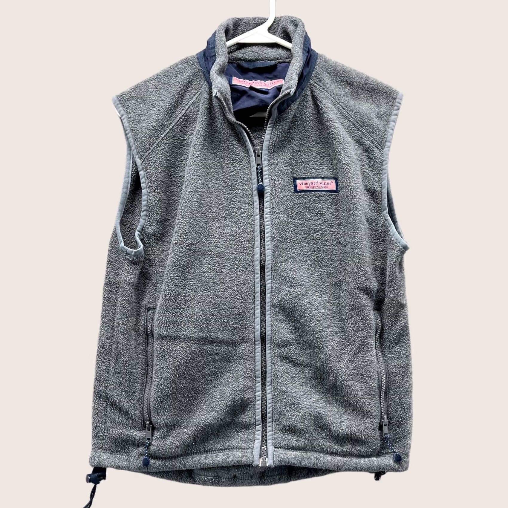 Vineyard Vines Vineyard Vines Jacket Women XS Gray Full Zip Fleece Sleeveless Casual Workwear Vintage? No Size XS / US 0-2 / IT 36-38 - 1 Thumbnail