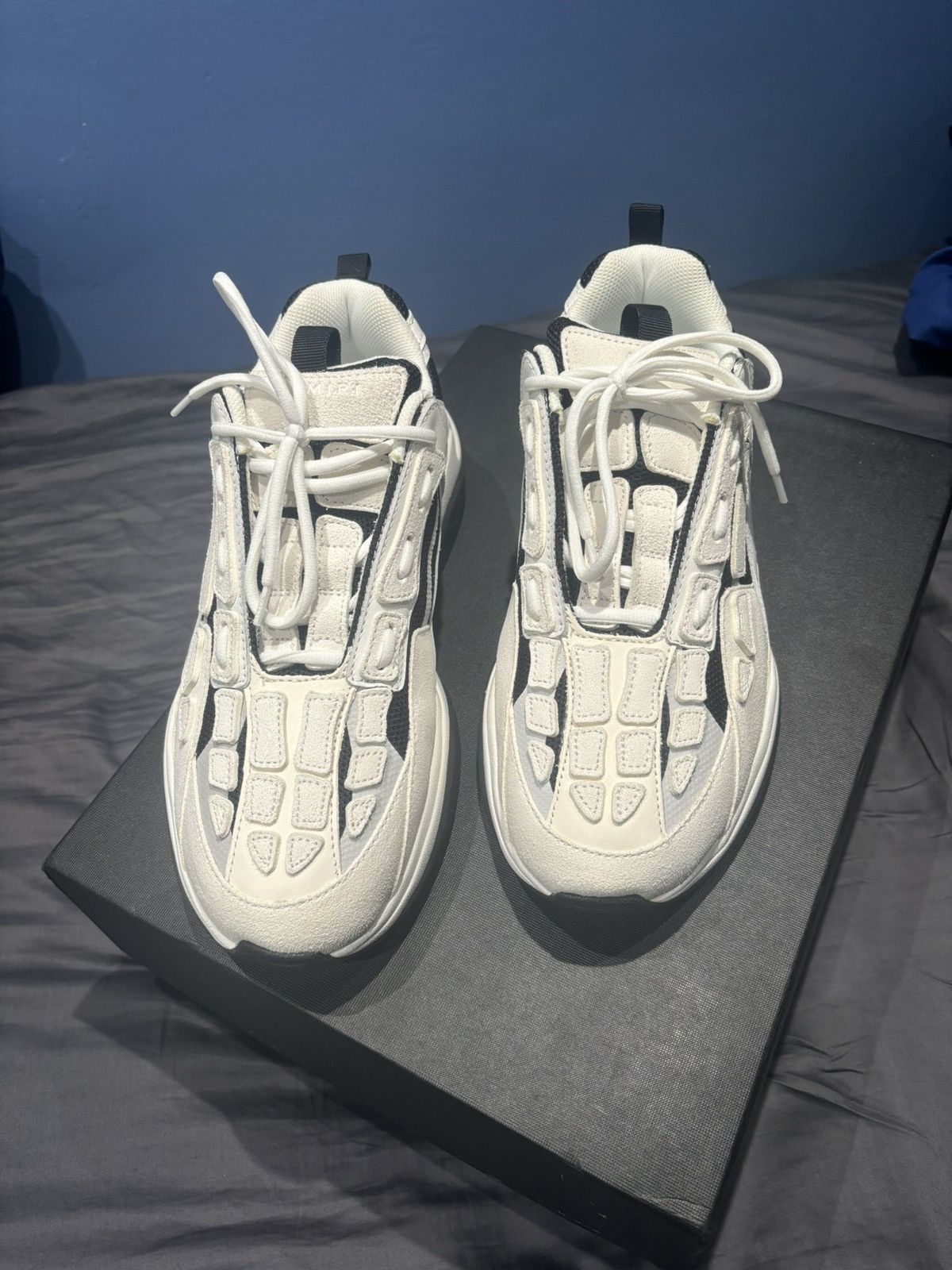 Amiri Amiri Bone Runner White Black Size US 11 / EU 44 - 2 Thumbnail
