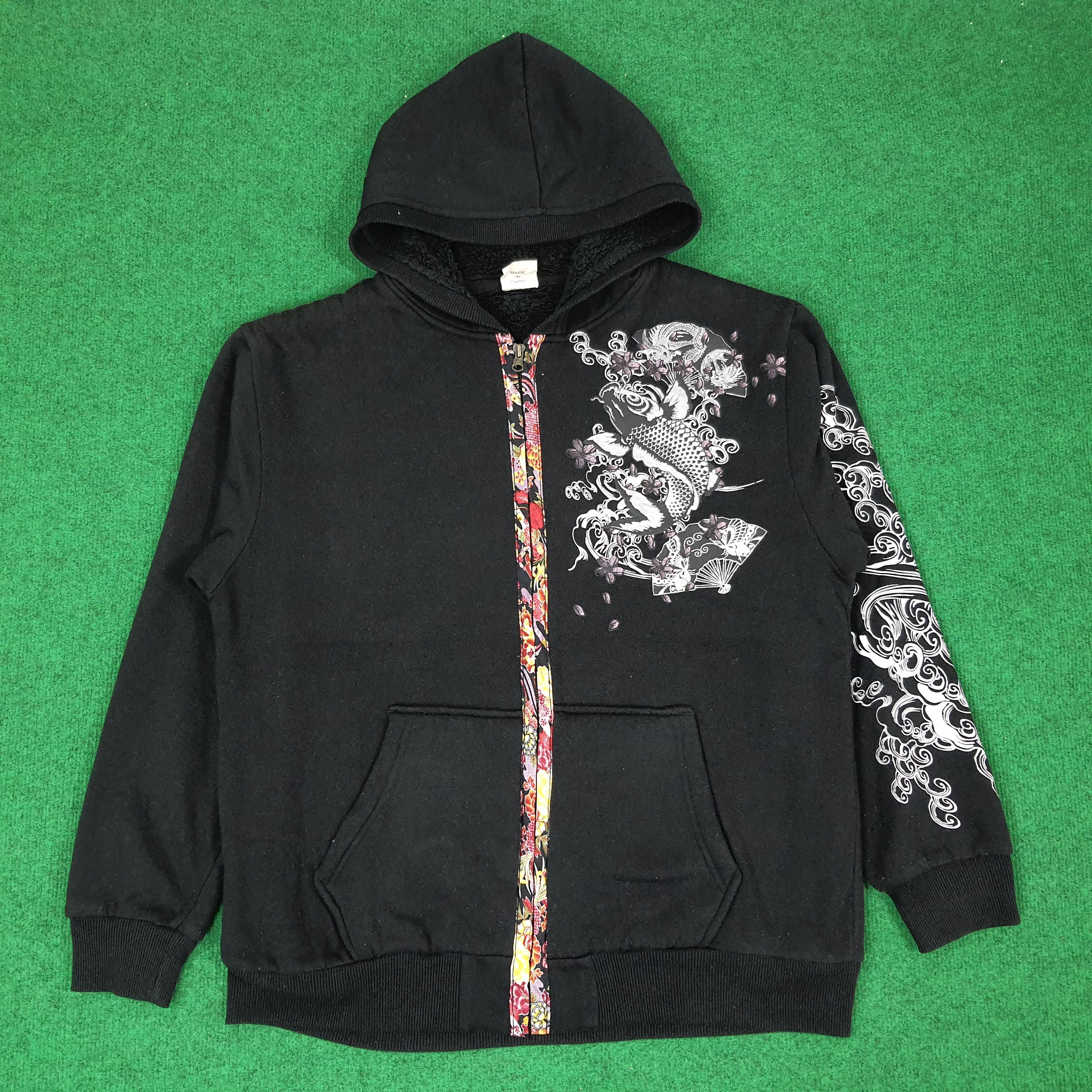 Japanese Brand × Vintage Vintage Cure All Japan Art Streetwear Zipper Hoodie C237N8 Size US L / EU 52-54 / 3 - 3 Thumbnail
