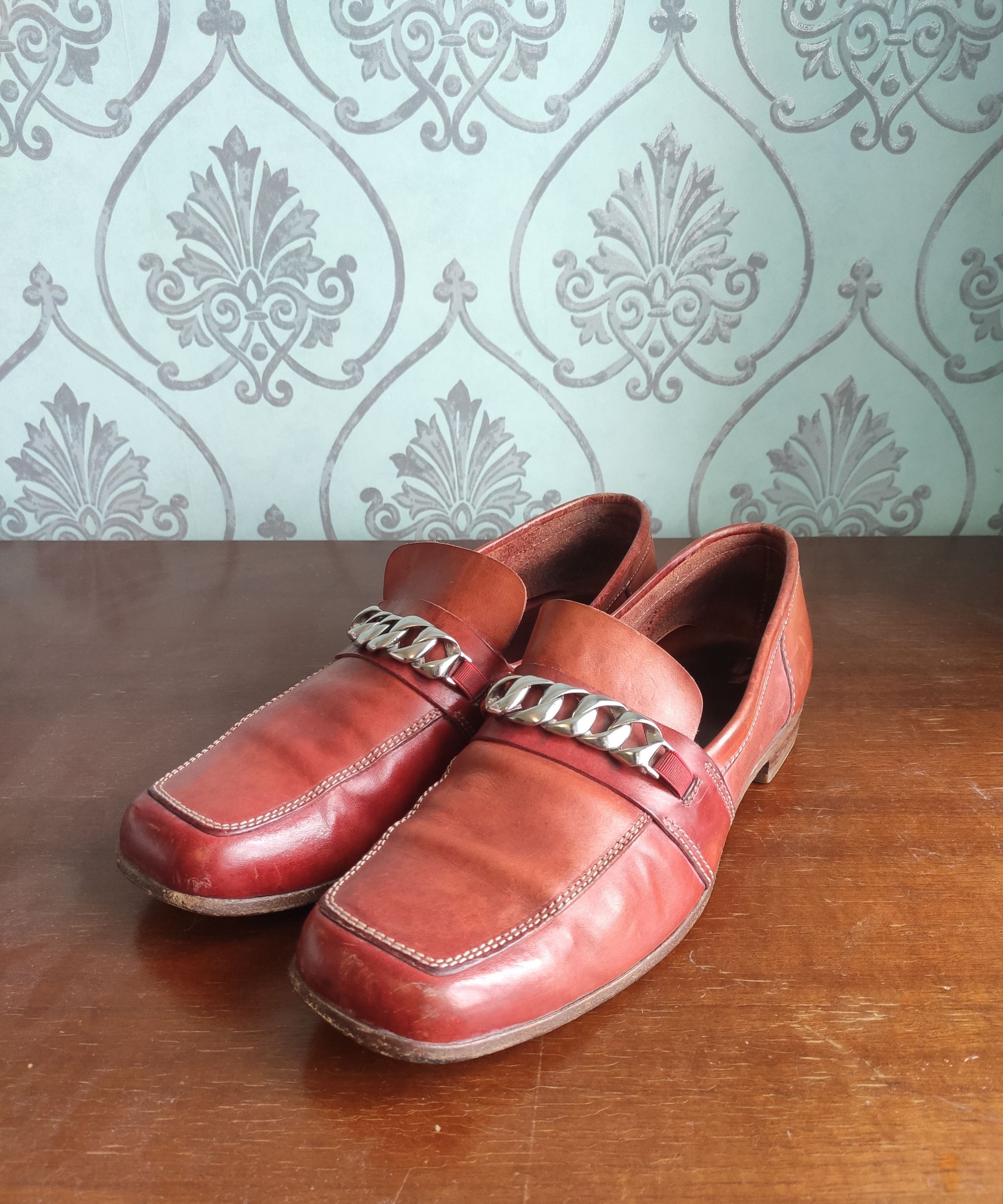 MoMA Square nose chain loafers.Like MARNI or Camper Lab Size US 8.5 / EU 41-42 - 1 Thumbnail
