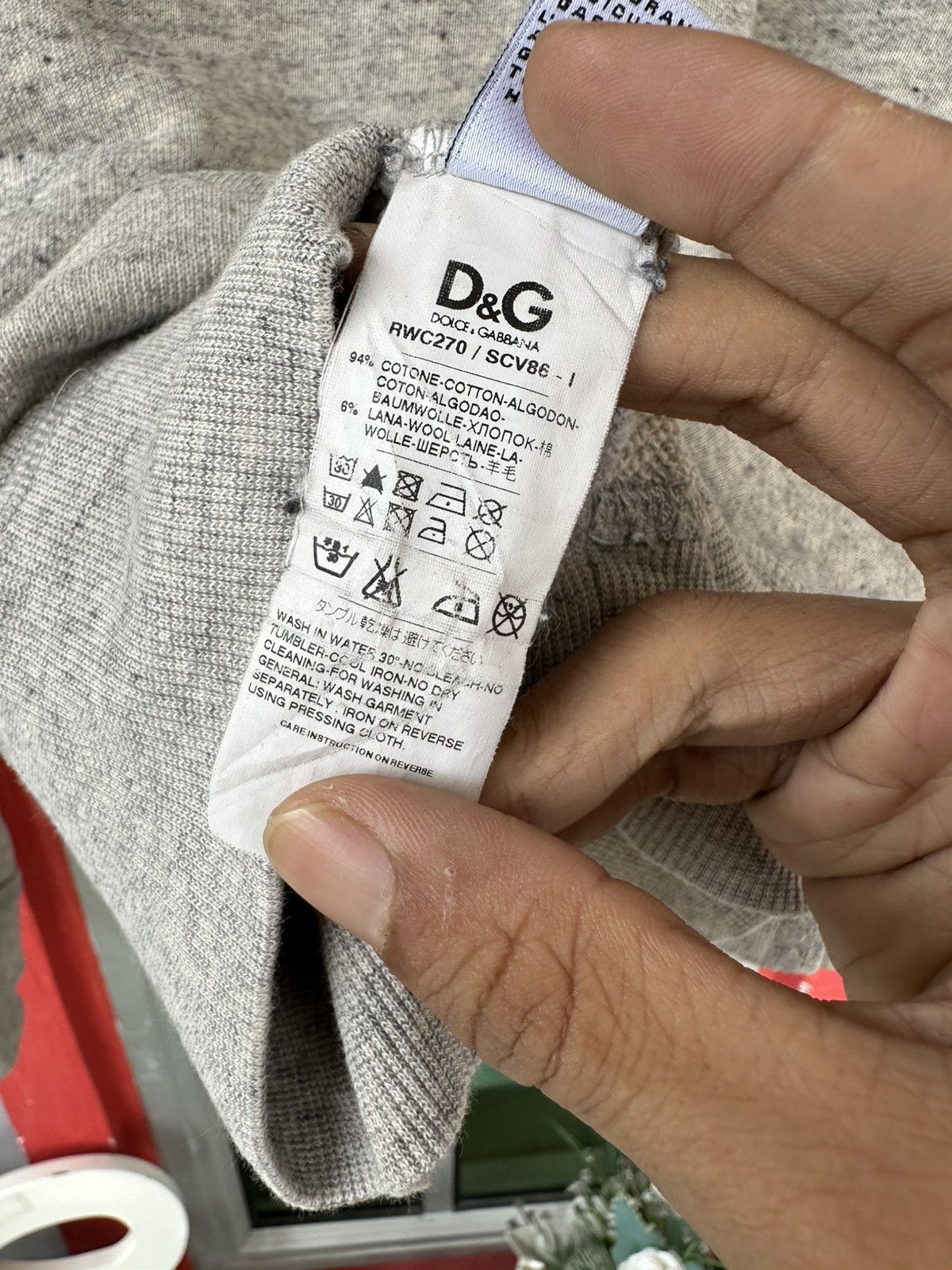 Dolce & Gabbana Dolce & Gabbana Blank Elbowpatch Crewneck Size US S / EU 44-46 / 1 - 11 Thumbnail