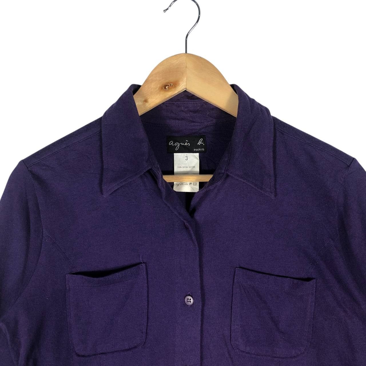 Designer × Japanese Brand × agnes b. Agnes B. Paris Women Shirt Size S / US 4 / IT 40 - 2 Thumbnail