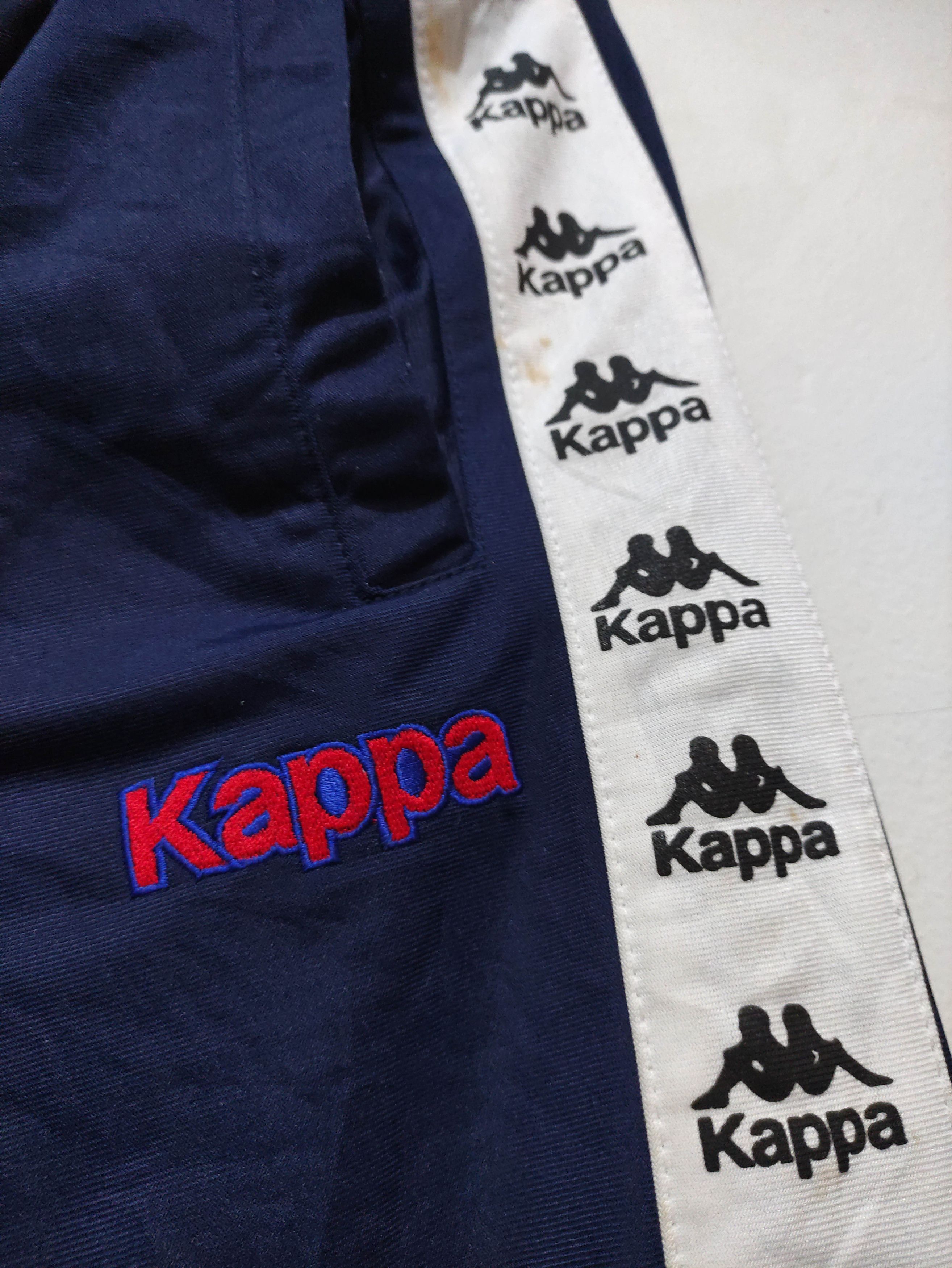 Kappa Kappa Track Pants Navy Logo Elastic Waist Pockets Drawstring Size US 32 / EU 48 - 7 Thumbnail