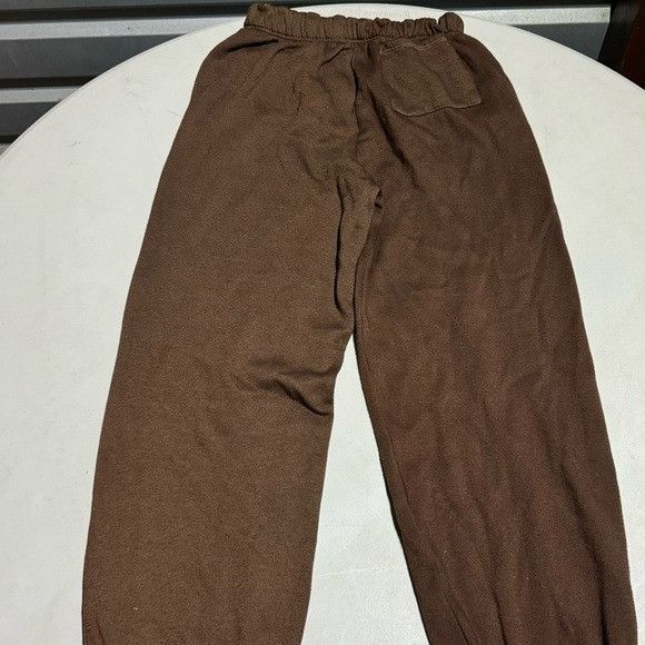 Boys Lie NEW BOY’S LIE BROWN SWEATPANTS SZ MEDIUM M Size 26" / US 2 / IT 38 - 4 Thumbnail