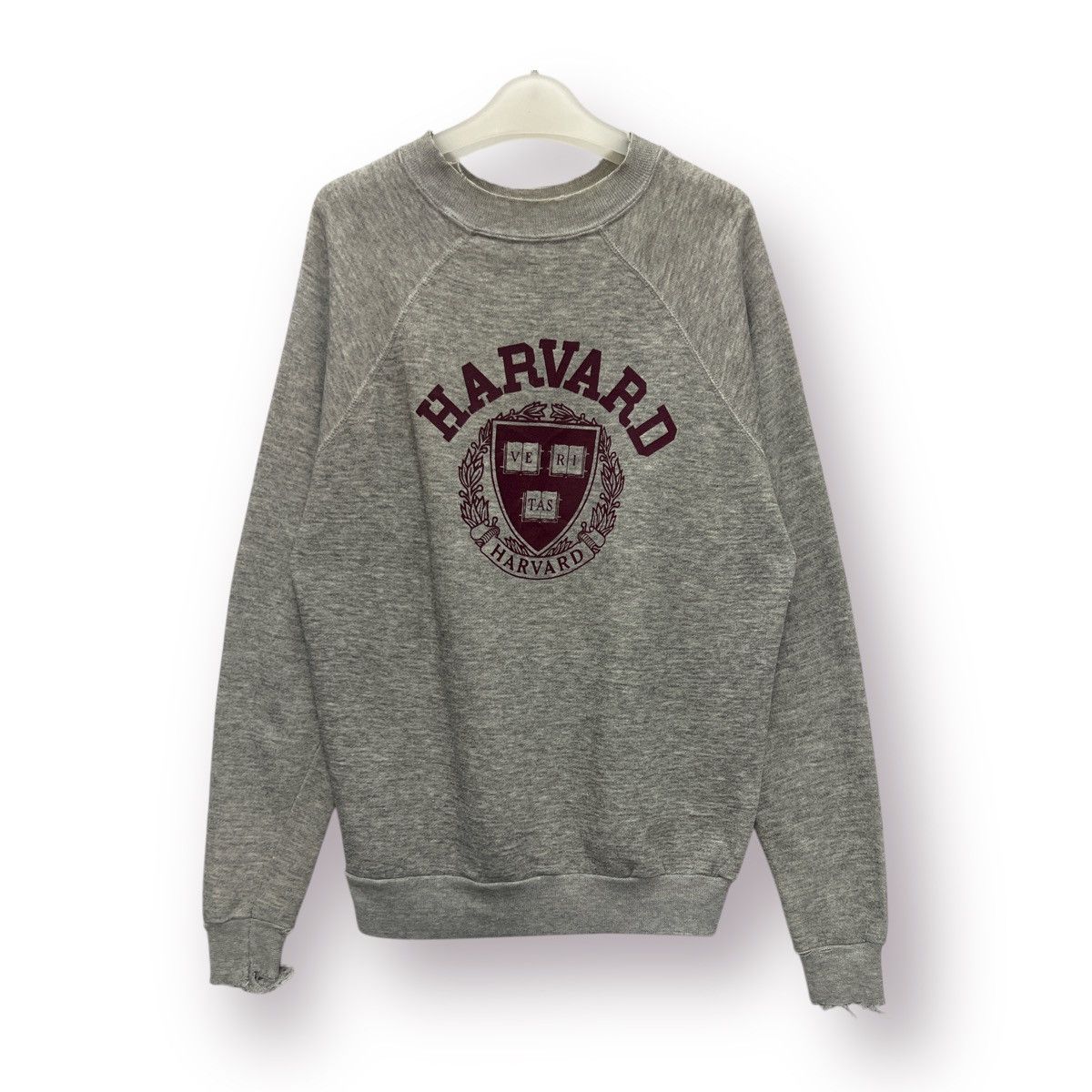 Vintage 🔥 Vintage 90's Harvard University Sweatshirt Size US S / EU 44-46 / 1 - 1 Thumbnail
