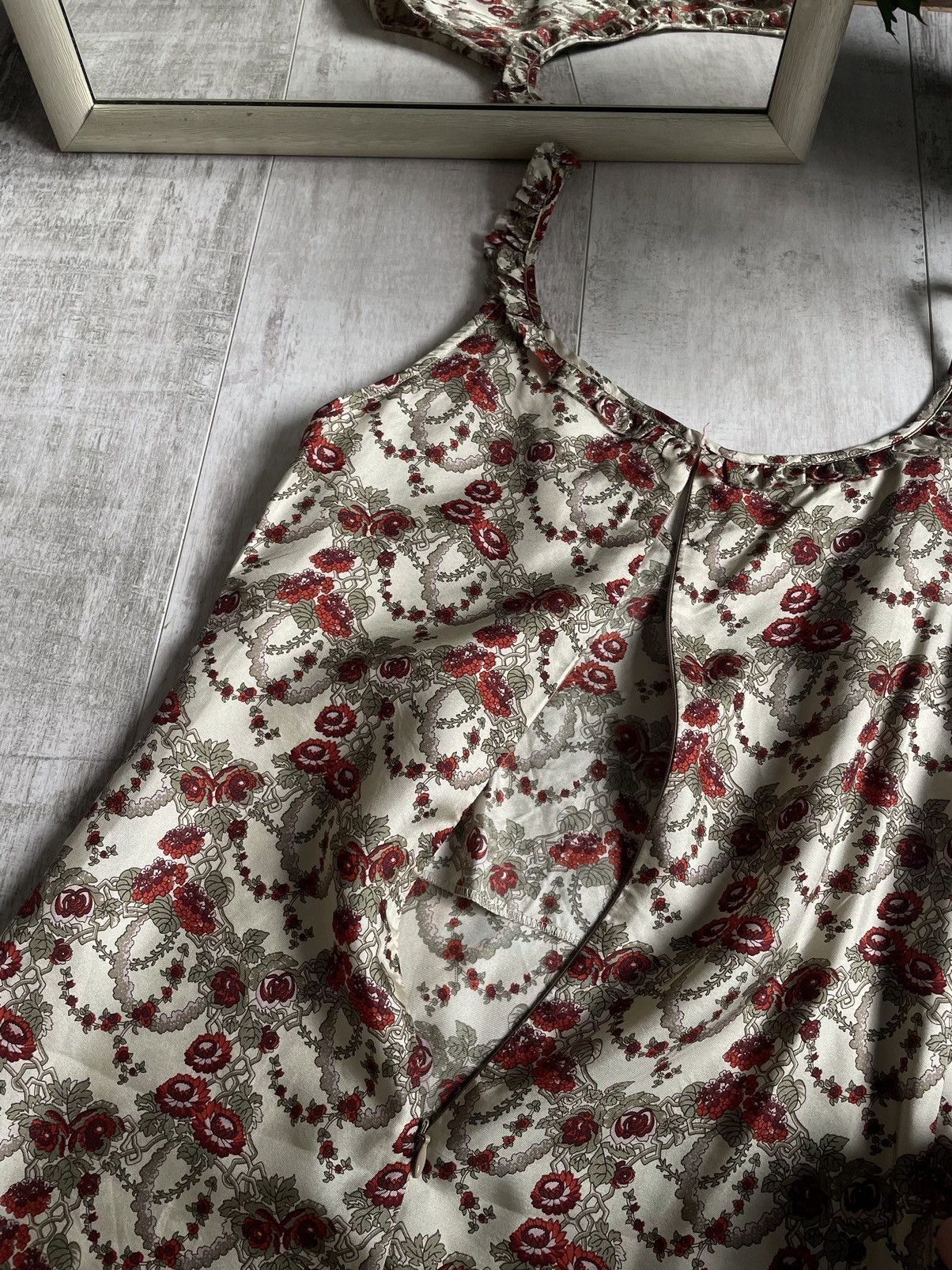 Designer × Isabel Marant 🌺RARE🌺 Isabel Marant Flora Vintage Dress Archive Red Flower Size M / US 6-8 / IT 42-44 - 8 Thumbnail
