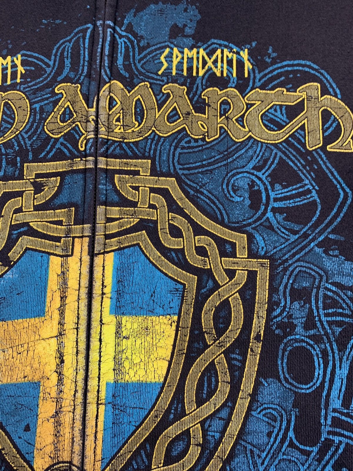 Band Tees Vintage Y2K Amon Amarth Full Zip Rock Band Hoodie AOP Print Size US XXL / EU 58 / 5 - 7 Thumbnail