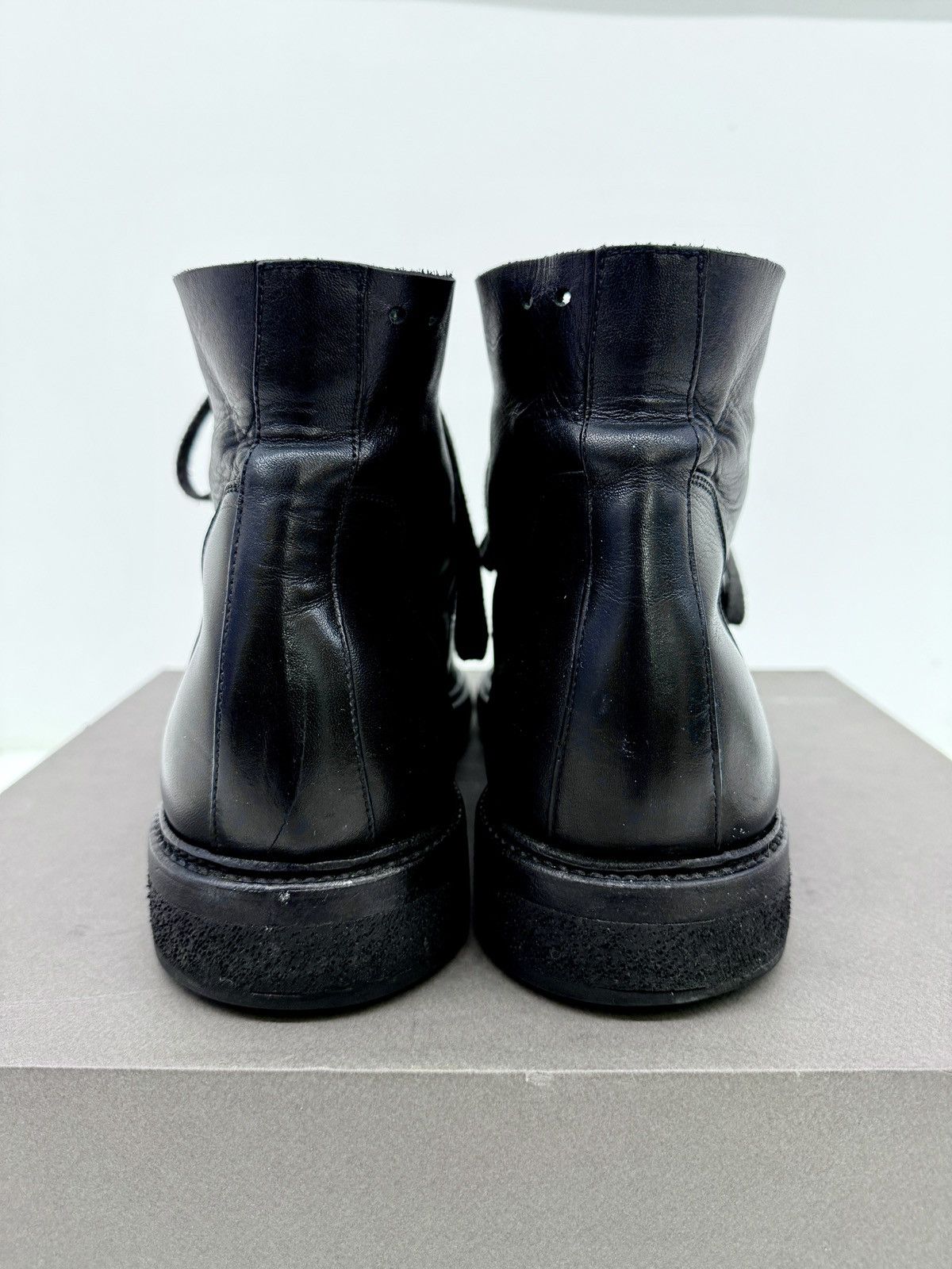 Rick Owens Rick Owens Black CHUKKA SLIM ARMY size 44 Size US 11 / EU 44 - 4 Thumbnail
