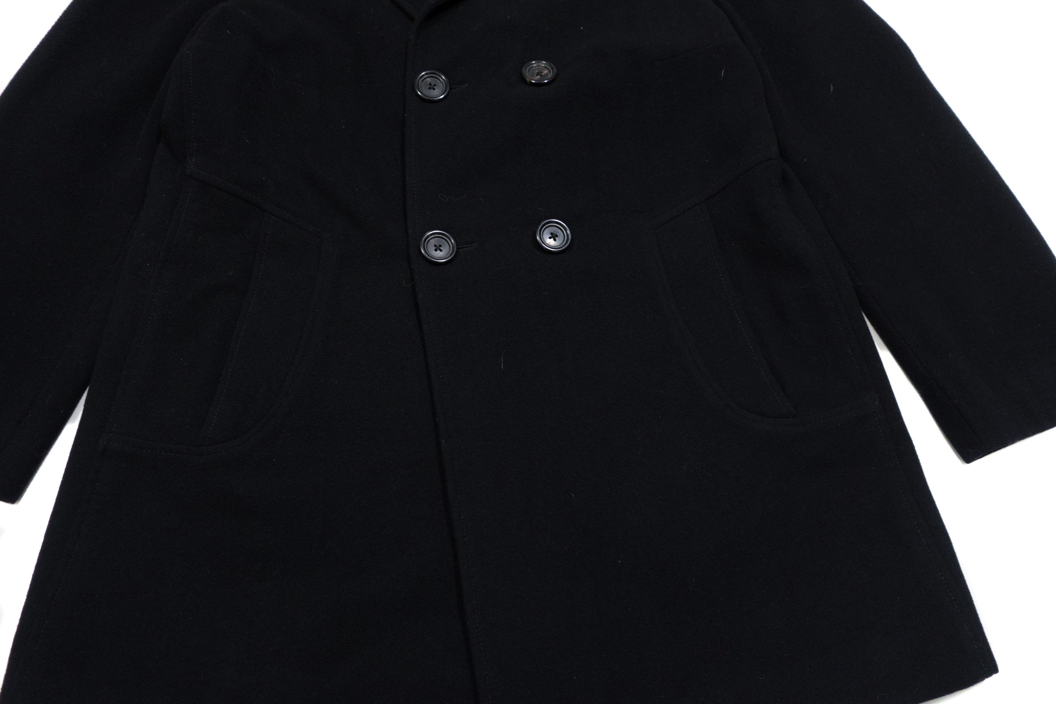 Jil Sander 00s Wool Double-Breasted Peacoat Jacket Raf Simons Size S / US 4 / IT 40 - 5 Thumbnail
