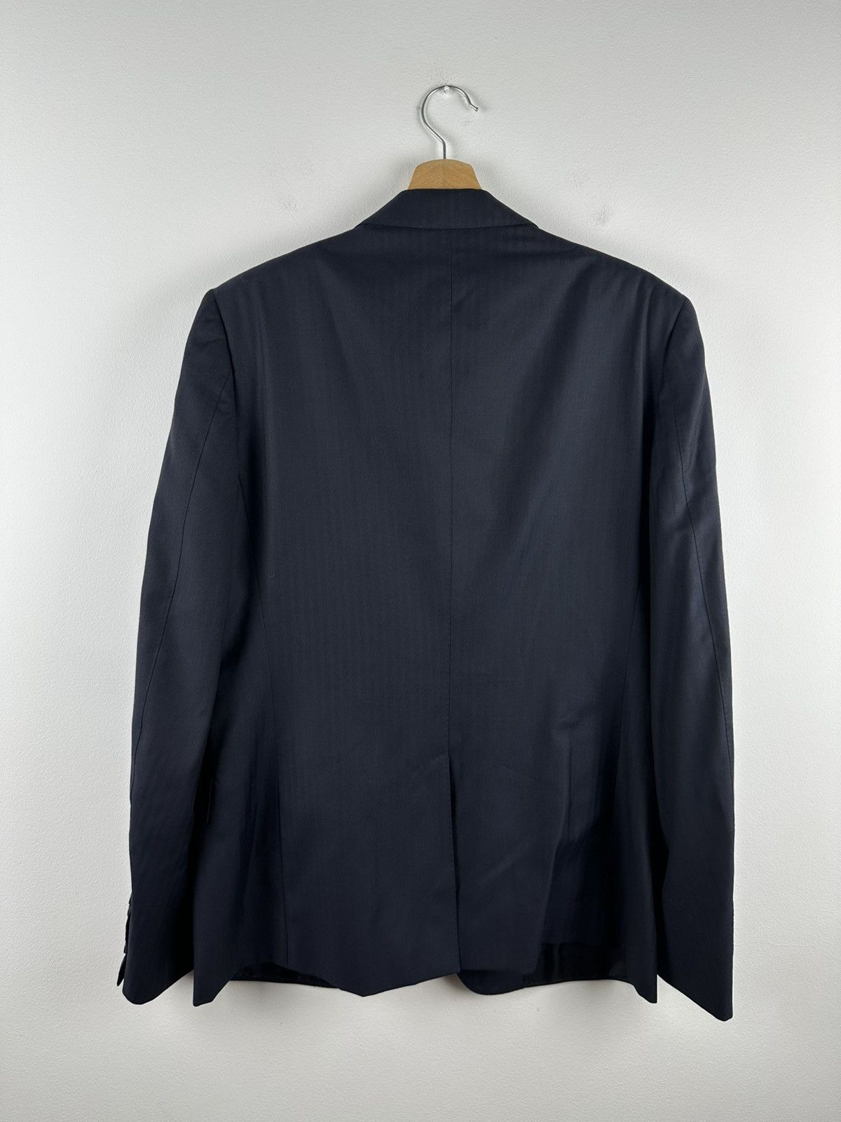 Designer × Gucci Gucci abito striped Blazer wool / cupro quiet luxury Size 52R - 2 Thumbnail