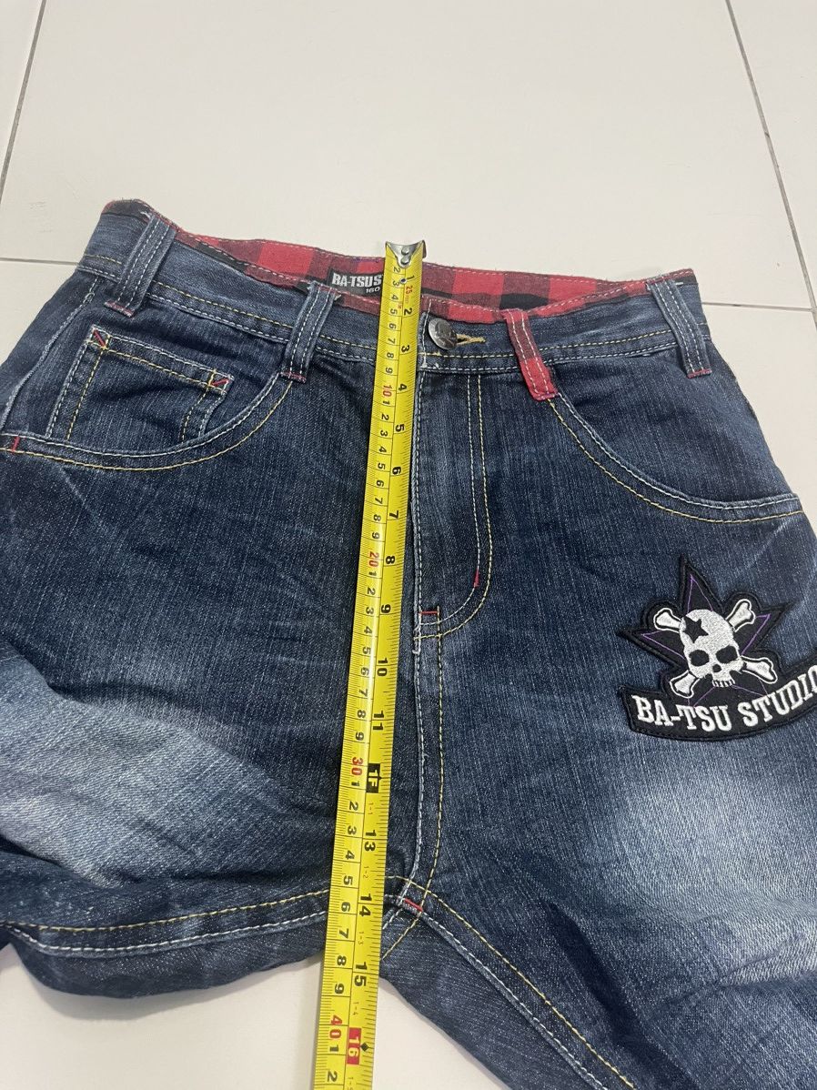 Designer Batsu Studio Skull Jeans Baggy Size US 28 / EU 44 - 5 Thumbnail