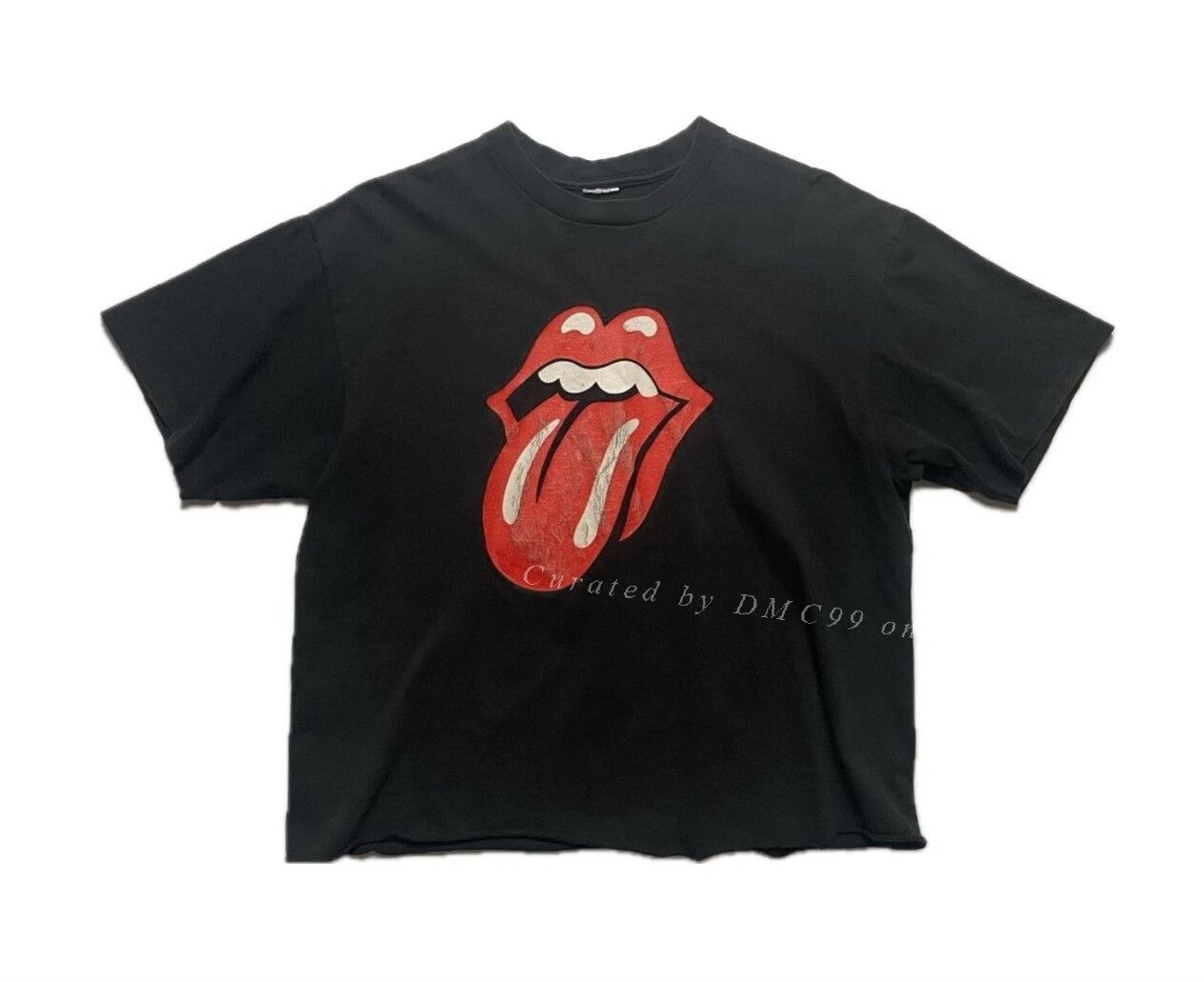 Vintage 1997 Rolling Stones Cropped Vintage Tour Tee Size M / US 6-8 / IT 42-44 - 1 Thumbnail