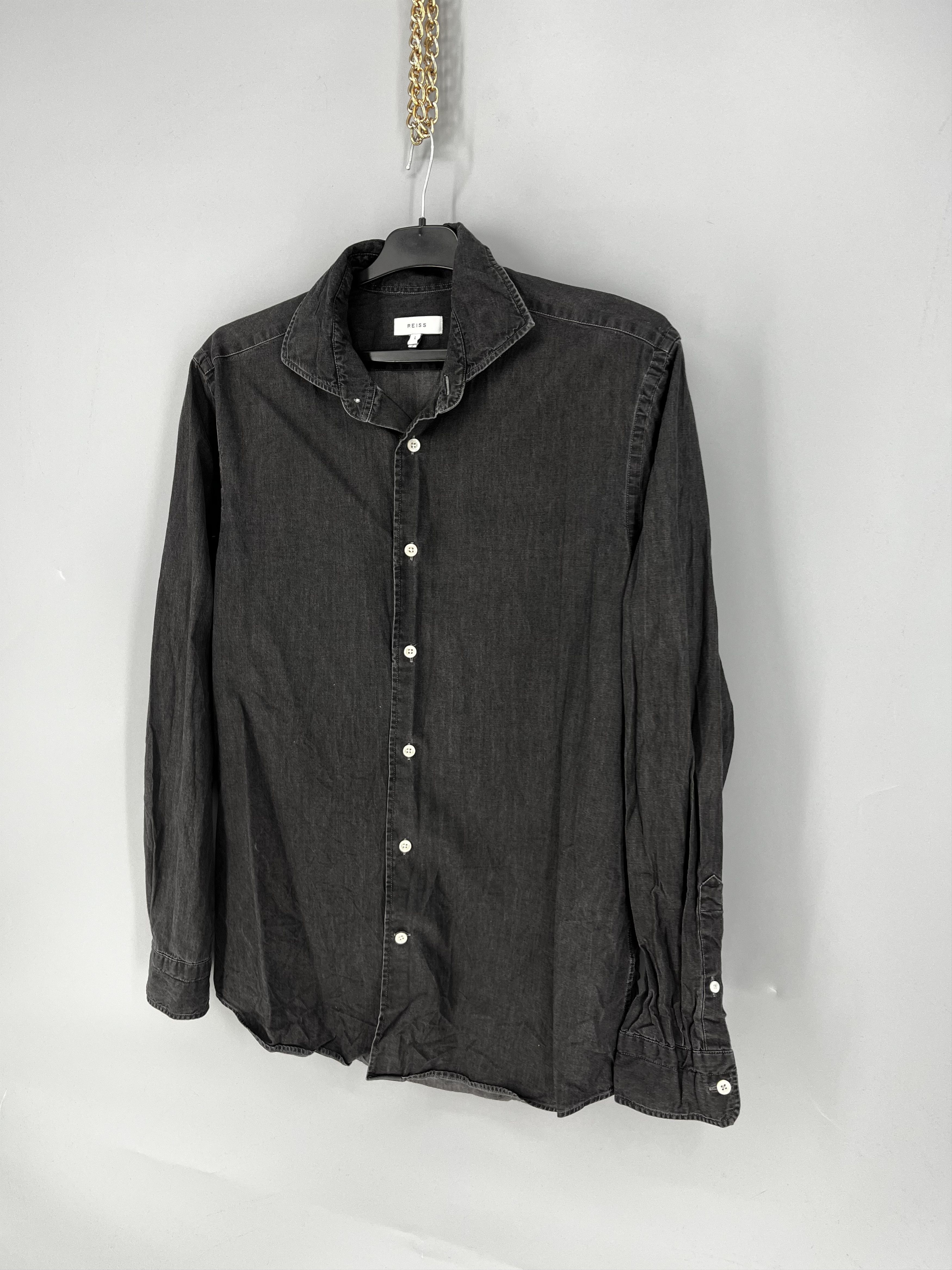 Reiss Reiss Mens Long Sleeve Knit Shirt Size L Size US L / EU 52-54 / 3 - 3 Thumbnail