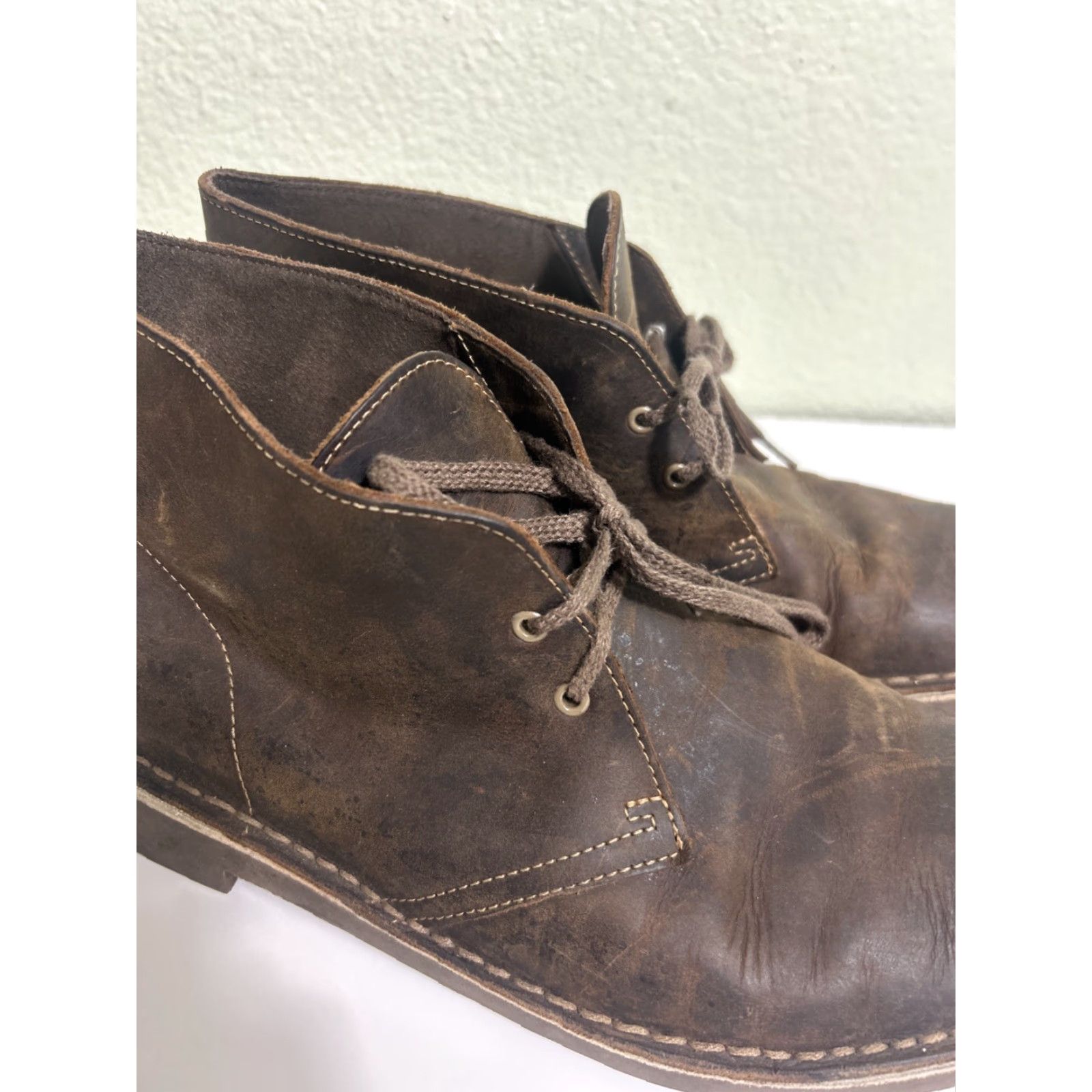 Clarks Clarks Desert Boot Men’s Brown Leather Mid Top Casual Fashion Boots Size 10 Brown Leather Desert Boot Mens 10 Shoes Size US M / EU 48-50 / 2 - 3 Thumbnail