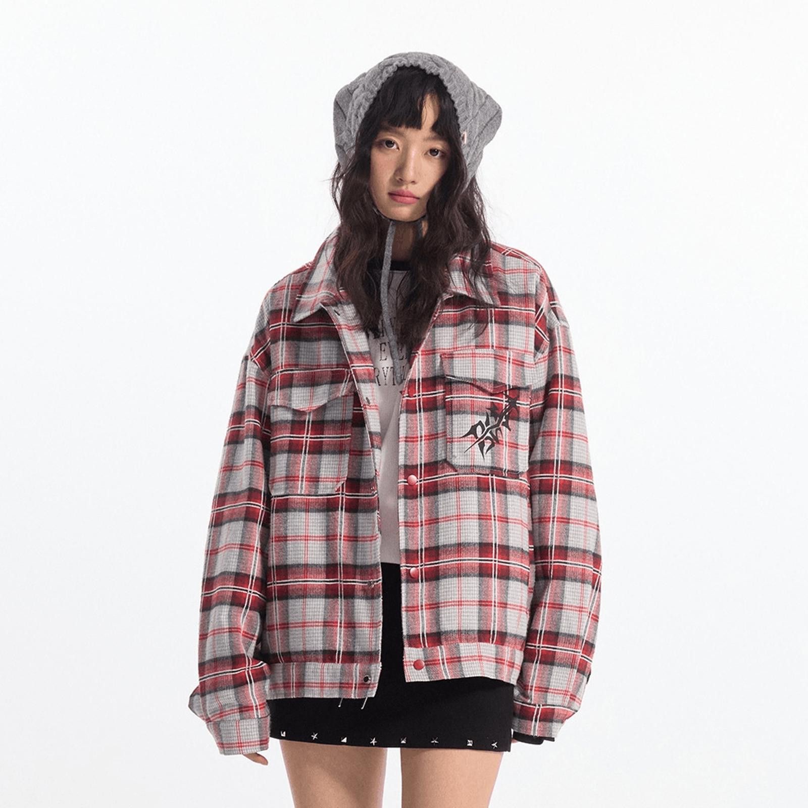 Vintage Cross Flannel Long Sleeve Shirt Jacket Size US L / EU 52-54 / 3 - 5 Thumbnail