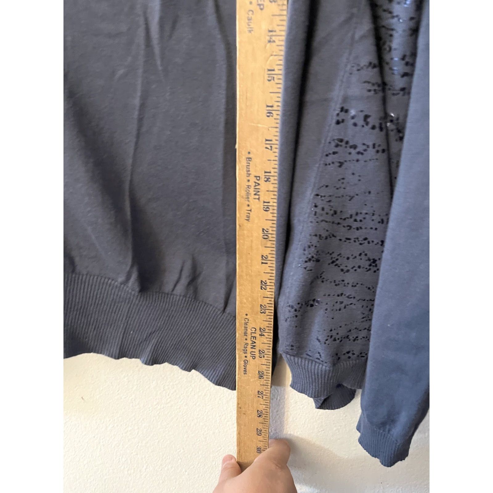 Gap VINTAGE Gap Cardigan Cotton Open Front Short Sleeve Women's Size XXL Blue Solid Size XXL / US 16-18 / IT 52-54 - 4 Thumbnail