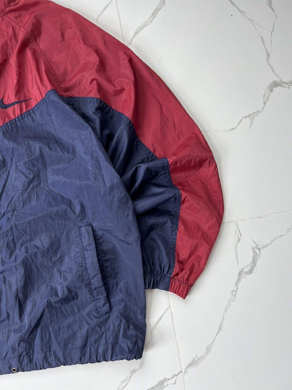Nike × Vintage 90’s NIKE RETRO RARE SWOOSH LOGO TRACK JACKET Y2K Size US M / EU 48-50 / 2 - 2 Thumbnail