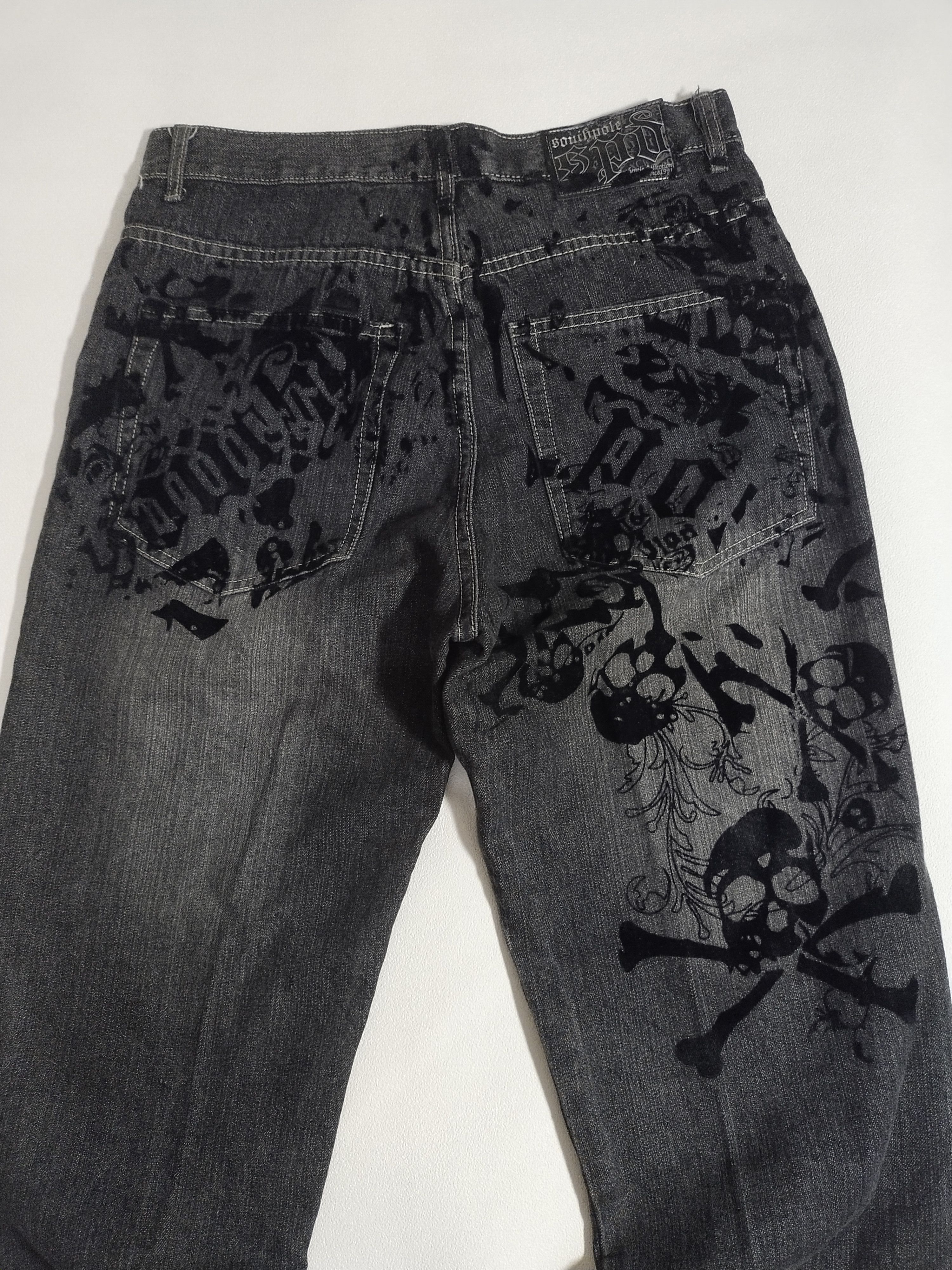 Southpole Very Rare Southpole Skull Graphic Denim Y2K Awesome Size US 34 / EU 50 - 2 Thumbnail