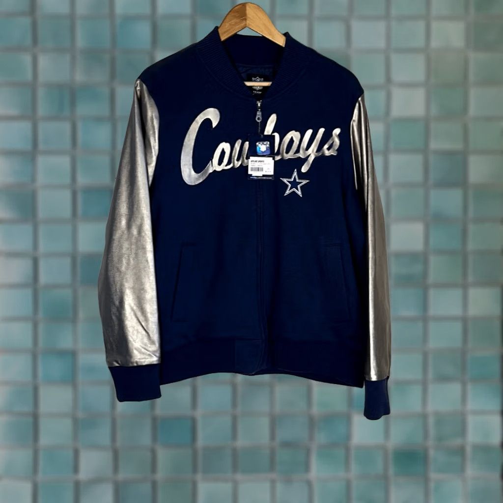 NFL NFL Dallas Cowboys Womens Varsity Jacket Coat Full Zip Track Multicolor 2XL Size XXL / US 16-18 / IT 52-54 - 1 Thumbnail