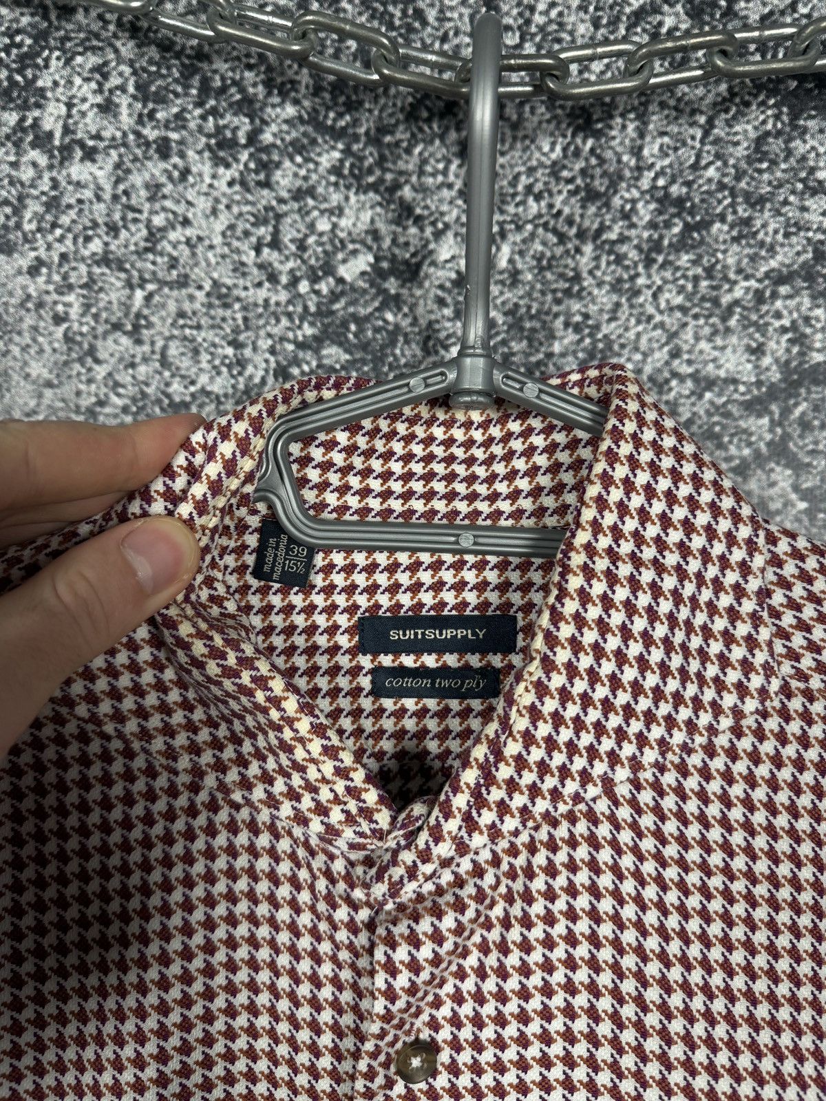 Suitsupply Suitsupply Long Sleeve Shirt Button Up Cotton Two Ply Sz 39 Size US M / EU 48-50 / 2 - 6 Thumbnail