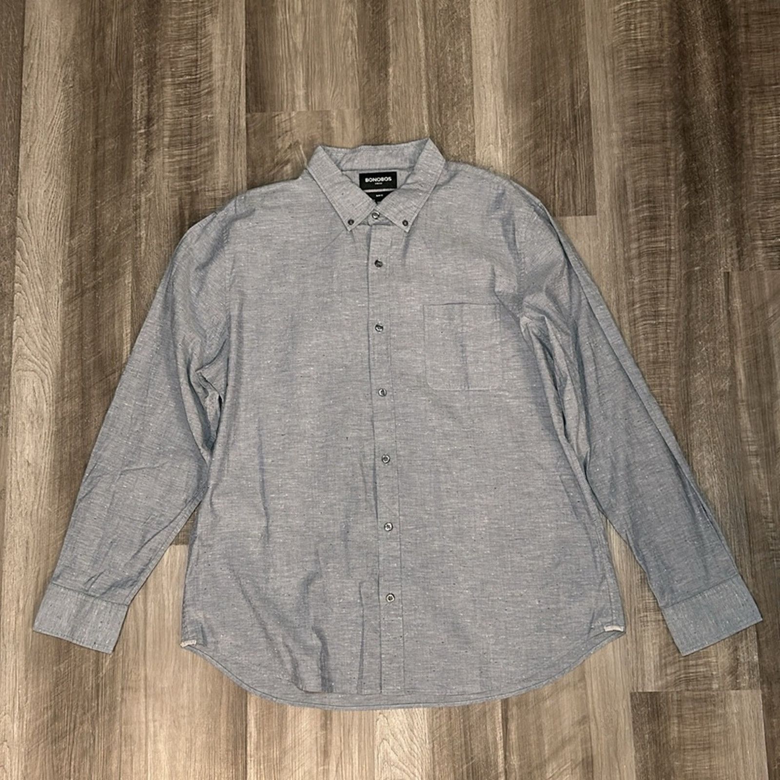 Bonobos Bonobos Stretch Slim Fit Long Sleeve (NWOT) - 2XL Size US XXL / EU 58 / 5 - 2 Thumbnail