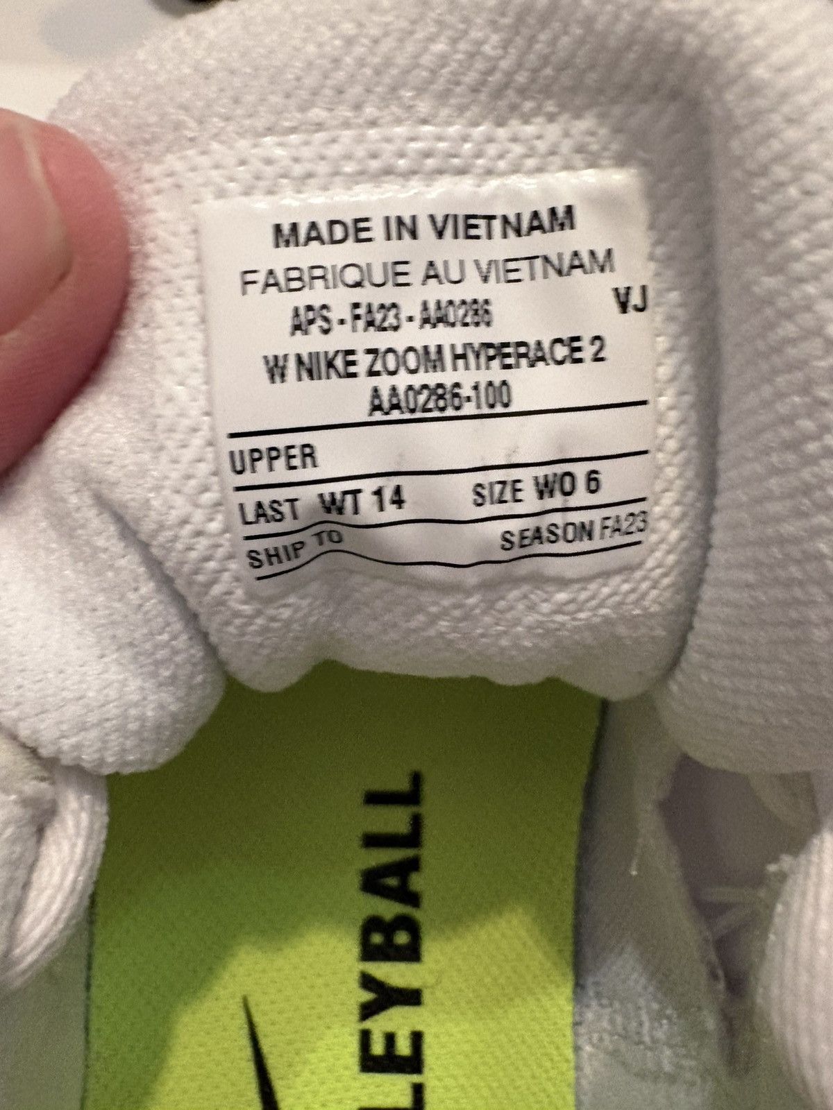 Nike Nike Zoom Volleyball shoes Size US 6 / IT 36 - 5 Thumbnail