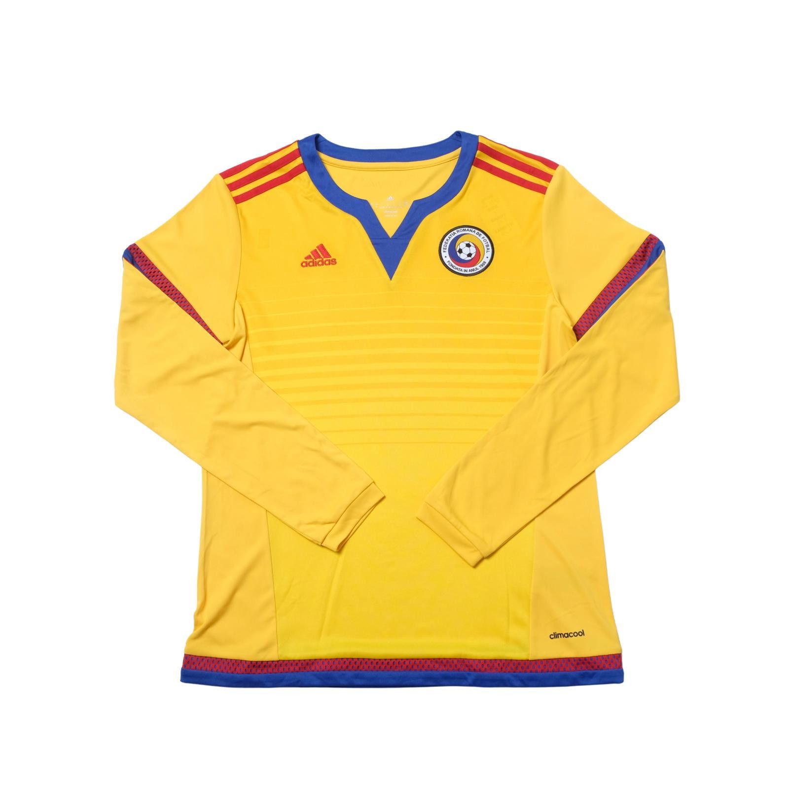 Adidas 2014 Romania World Cup Qualifier Home Shirt Adidas (S) Size US S / EU 44-46 / 1 - 1 Thumbnail