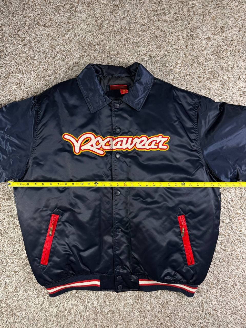 Rocawear Rocawear Vintage Y2K Bomber Jacket Big Logo Hip Hop Size US XXL / EU 58 / 5 - 7 Thumbnail
