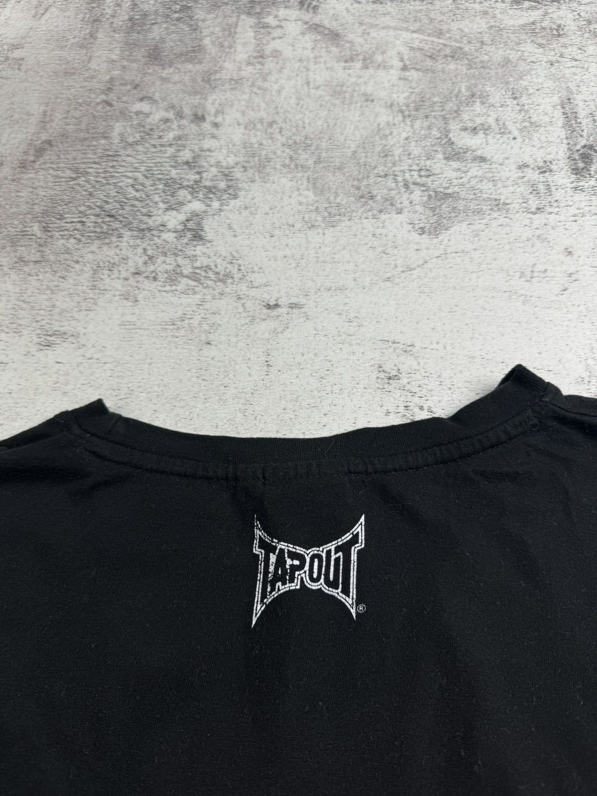 Tapout TAPOUT in Affliction Style Vintage Rap Hip Hop Black Graphic Jersey T Shirt Tee Size US XL / EU 56 / 4 - 9 Thumbnail