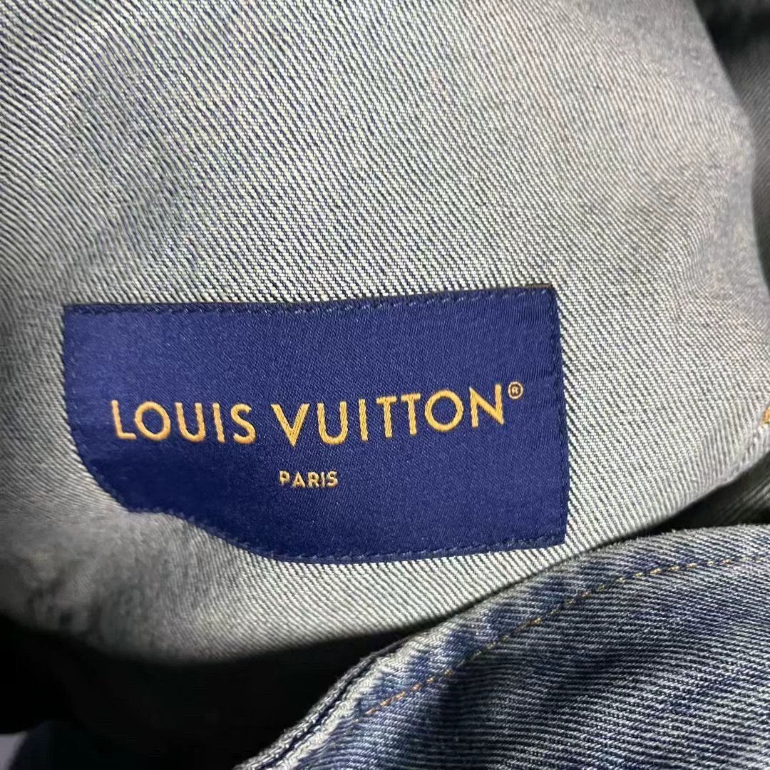 Louis Vuitton louis vuitton navy blue denim jacket Size US L / EU 52-54 / 3 - 3 Thumbnail