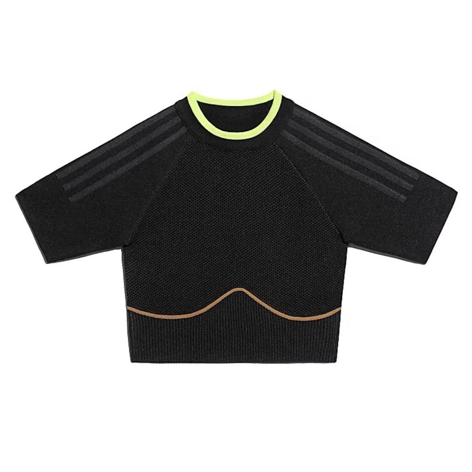 Ivy Park 2020 Ivy Park Knit Crop Top in Black Size M / US 6-8 / IT 42-44 - 1 Thumbnail
