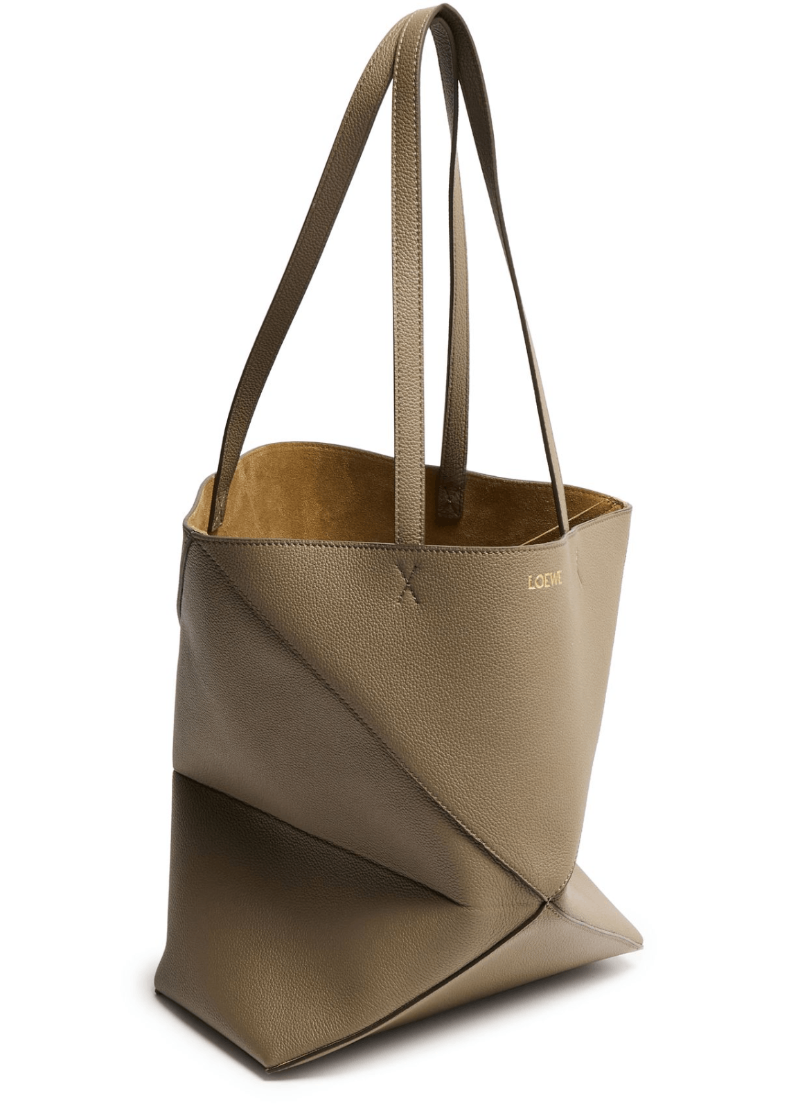 Loewe LOEWE Puzzle Medium Fold Taupe Leather Tote New & Authentic Size ONE SIZE - 2 Thumbnail