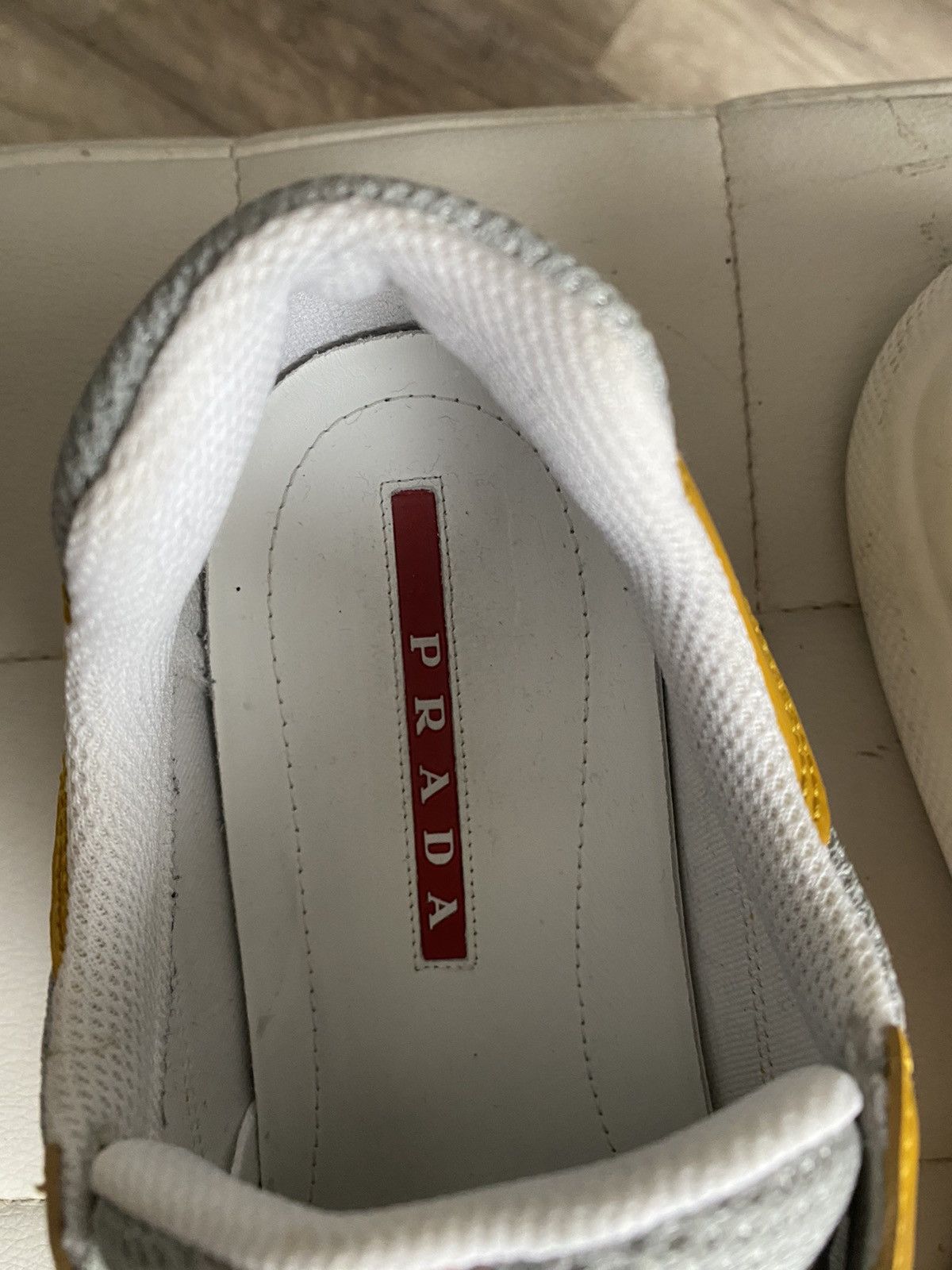 Prada Prada Cup Sneaker “Gold Argento” Size US 10 / EU 43 - 3 Thumbnail