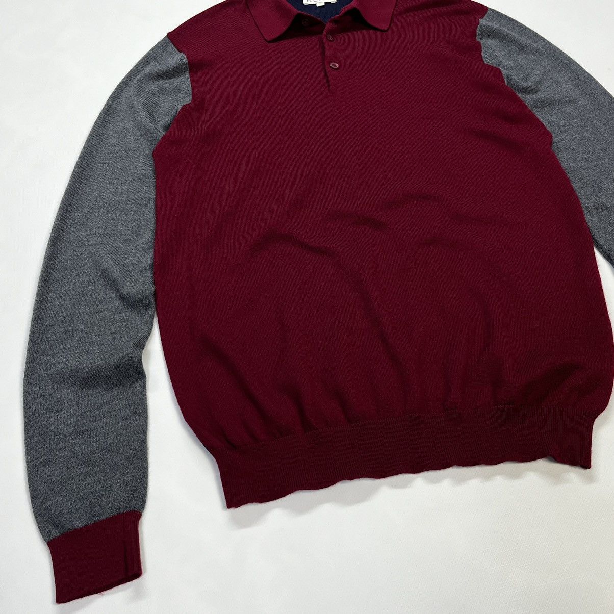 Designer Reiss Wool Polo Long Sleeve Size US M / EU 48-50 / 2 - 4 Thumbnail