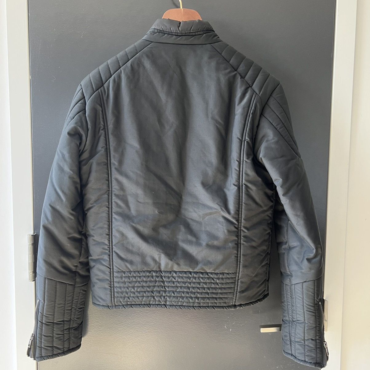Maison Margiela Maison Margiela Line 10 Padded Biker Jacket 2007 Size US S / EU 44-46 / 1 - 2 Thumbnail