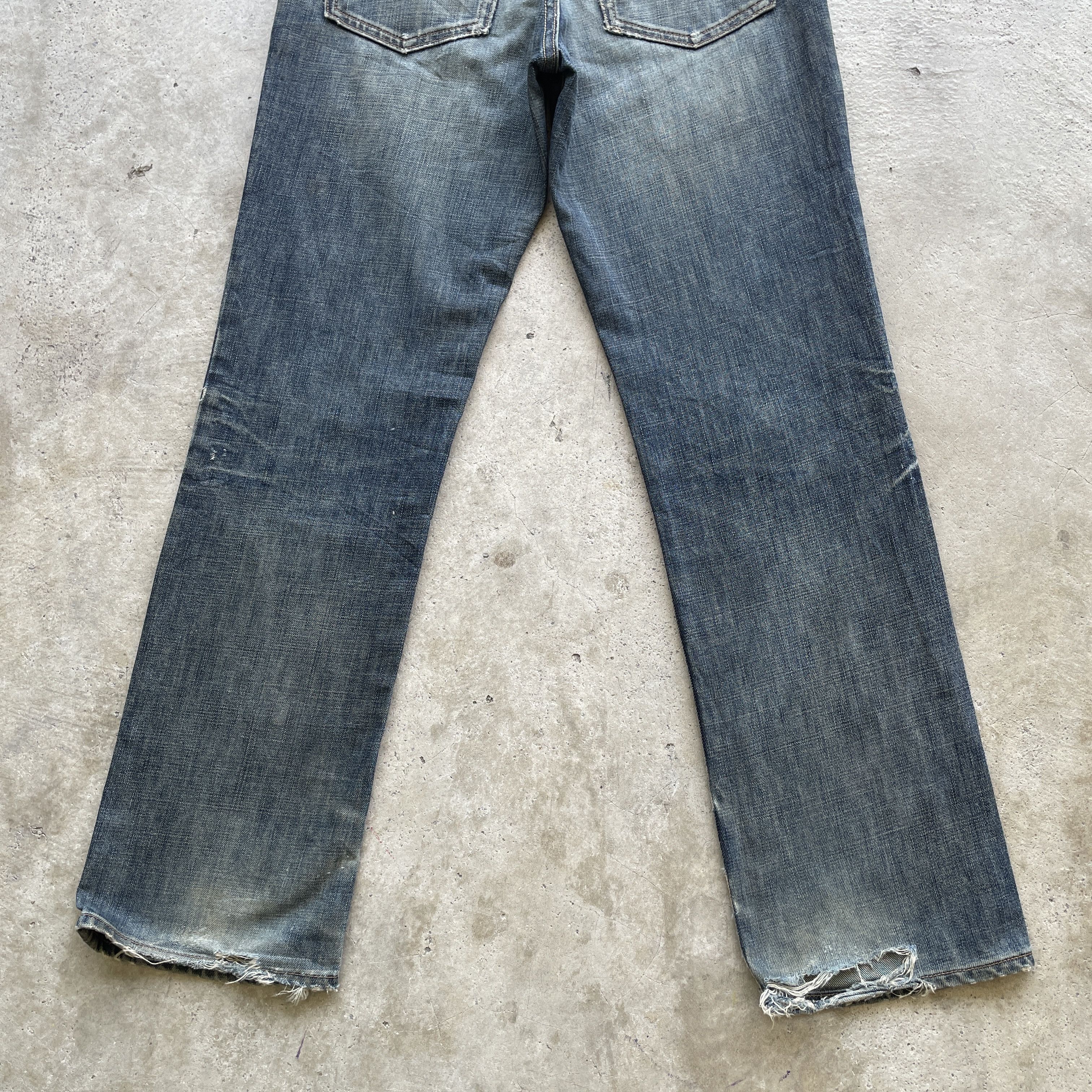 Gap Vintage Gap Rusty Jeans Distressed Denim Straight Fit Pants Size US 29 - 12 Thumbnail