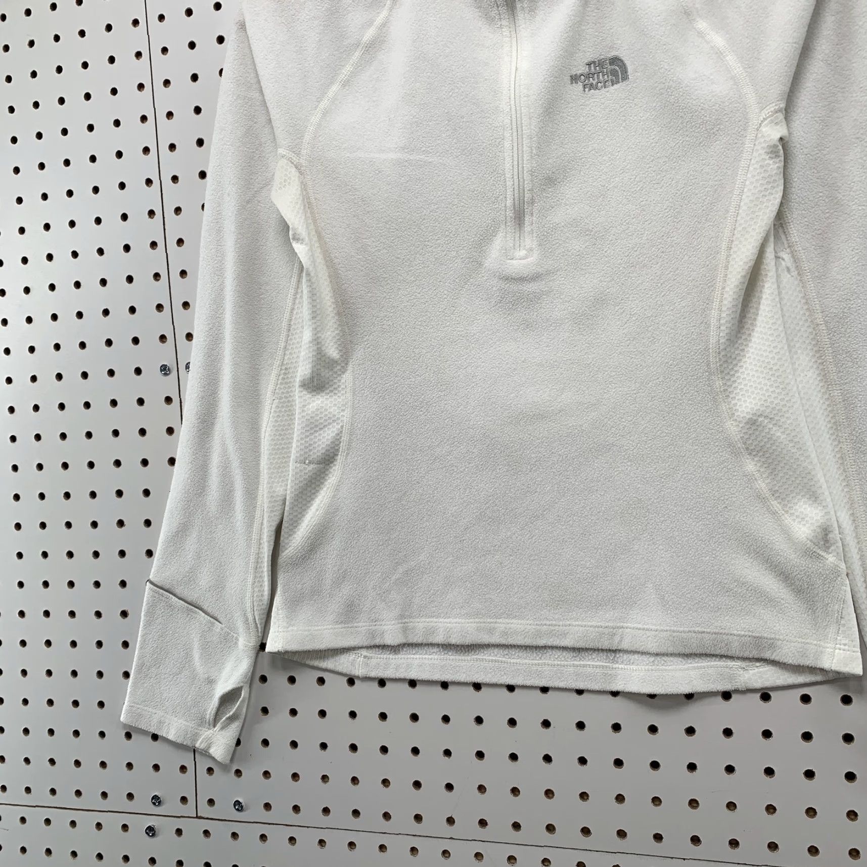 The North Face VINTAGE The North Face Sweatshirt Fleece 1/2 Zip Pullover Womens XS White Long Sleeve Adult Womens XS White The North Face Mens Womens Boys Girls Size XS / US 0-2 / IT 36-38 - 3 Thumbnail