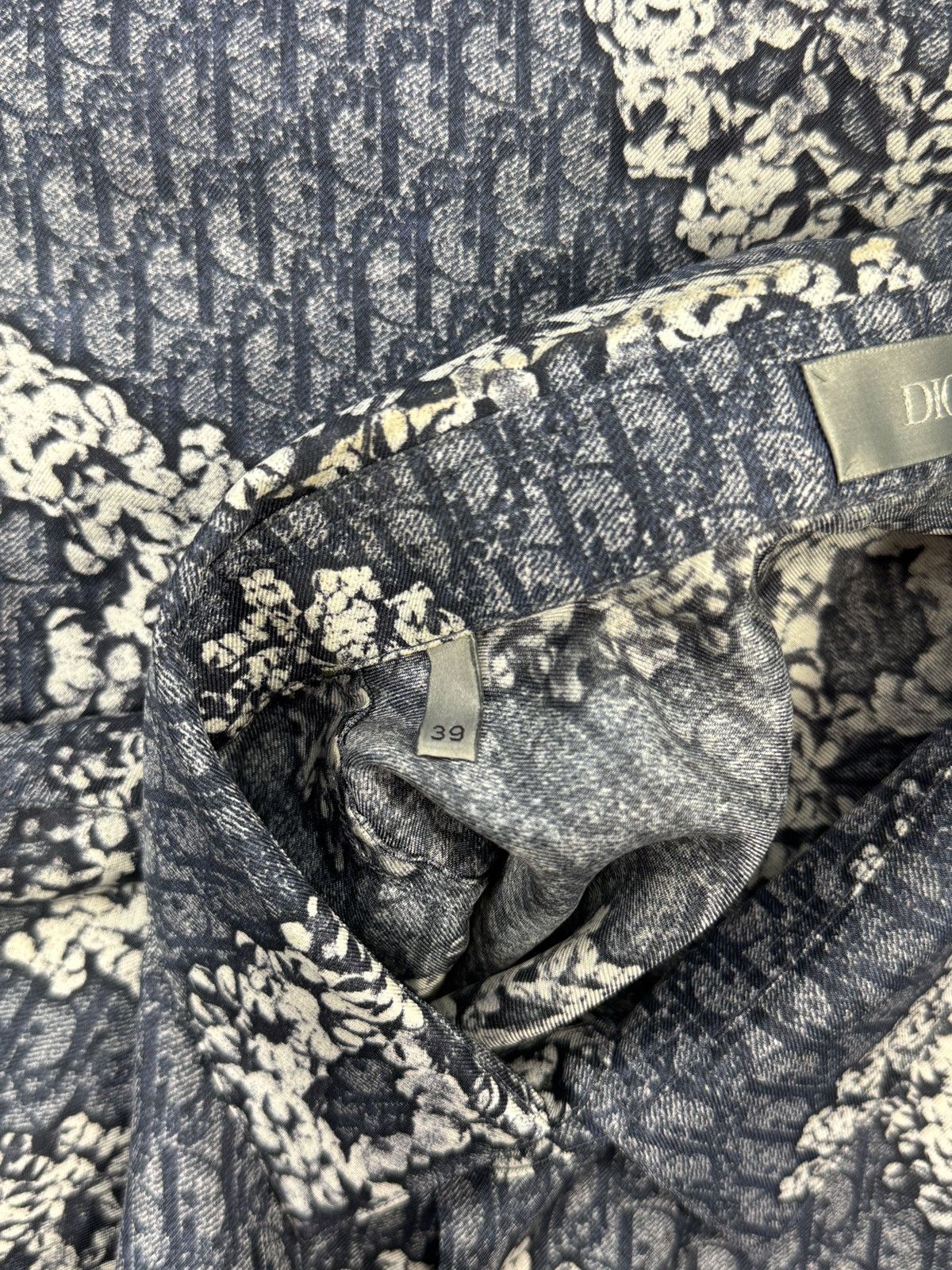 Dior OBLIQUE PRINT SILK SHIRT Size US L / EU 52-54 / 3 - 4 Thumbnail