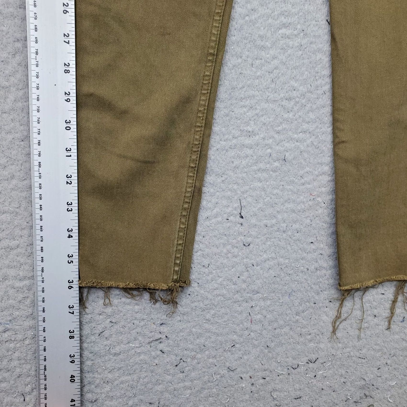 Abercrombie & Fitch Abercrombie & Fitch Signature Jeans Womens Size 27 Brown Dark Denim Skinny 27.5" Inseam Regular 28" Waist 36" Outseam Pre-owned Mens Womens Girls? Size 27" / US 4 / IT 40 - 3 Thumbnail