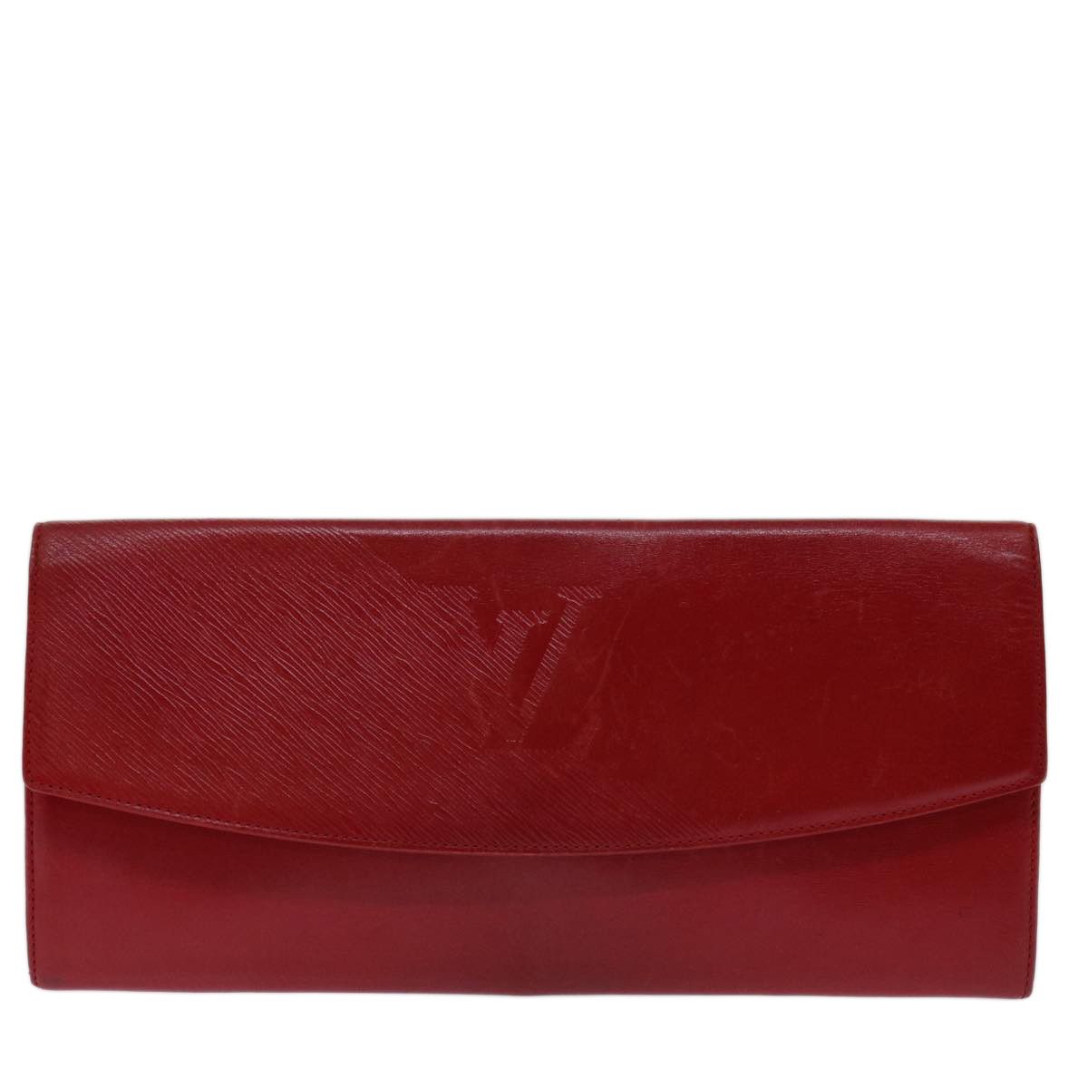 image of Louis Vuitton Mycenes Clutch in Red, Women's