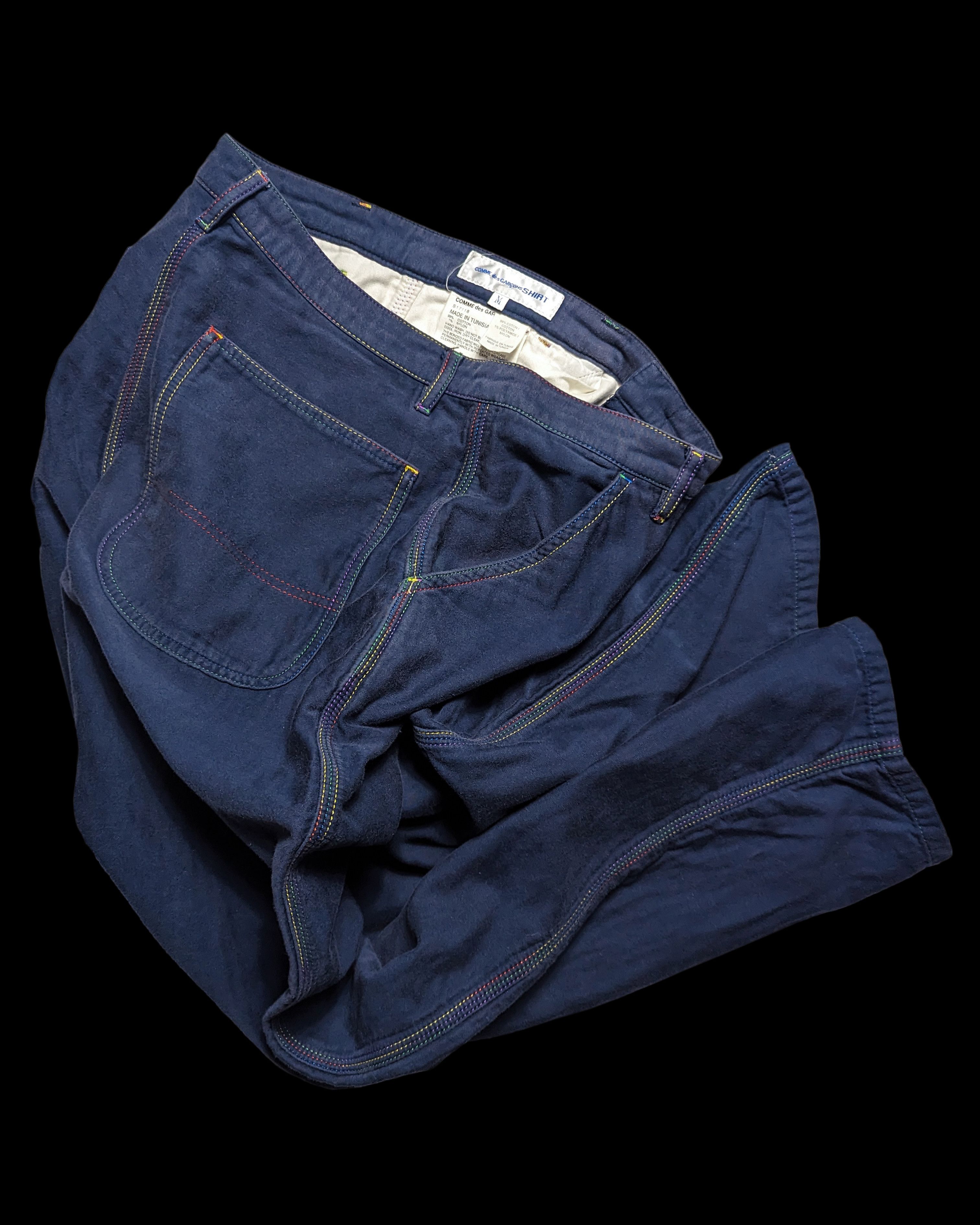 Comme des Garcons SHIRT Rainbow Thread Trousers Size US 34 / EU 50 - 3 Thumbnail